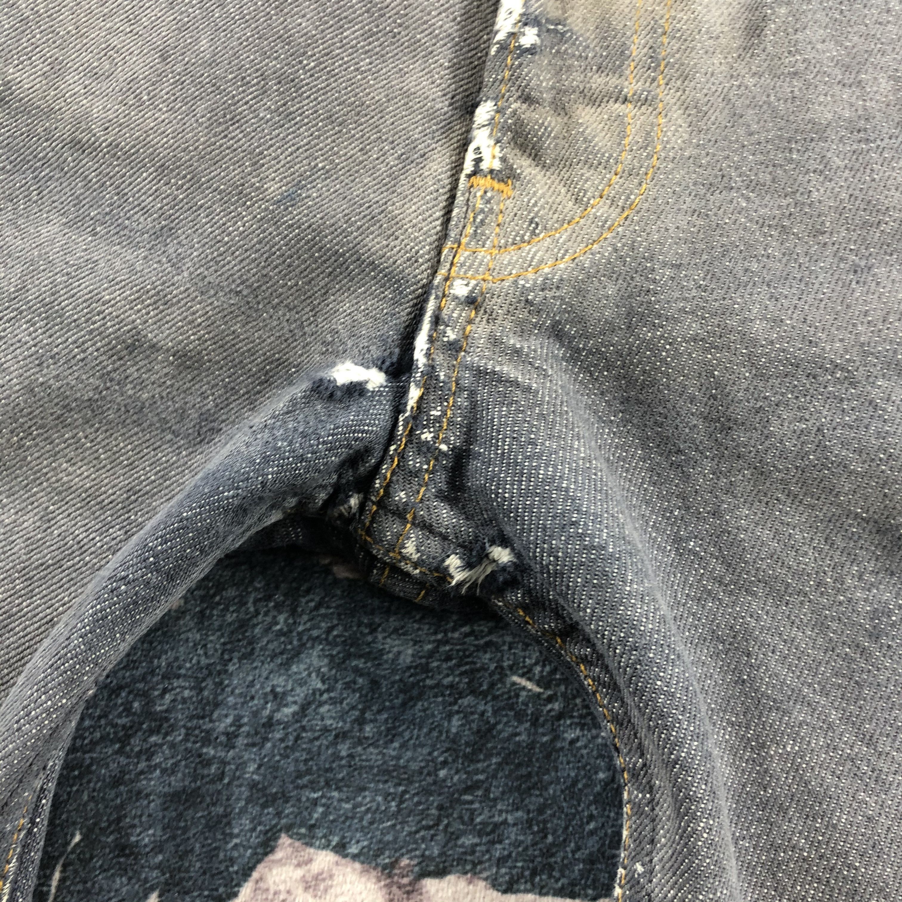Levi's × Vintage Vintage 90s Levis 501 Ripped Jeans-JM2482 Size US 30 / EU 46 - 10 Thumbnail