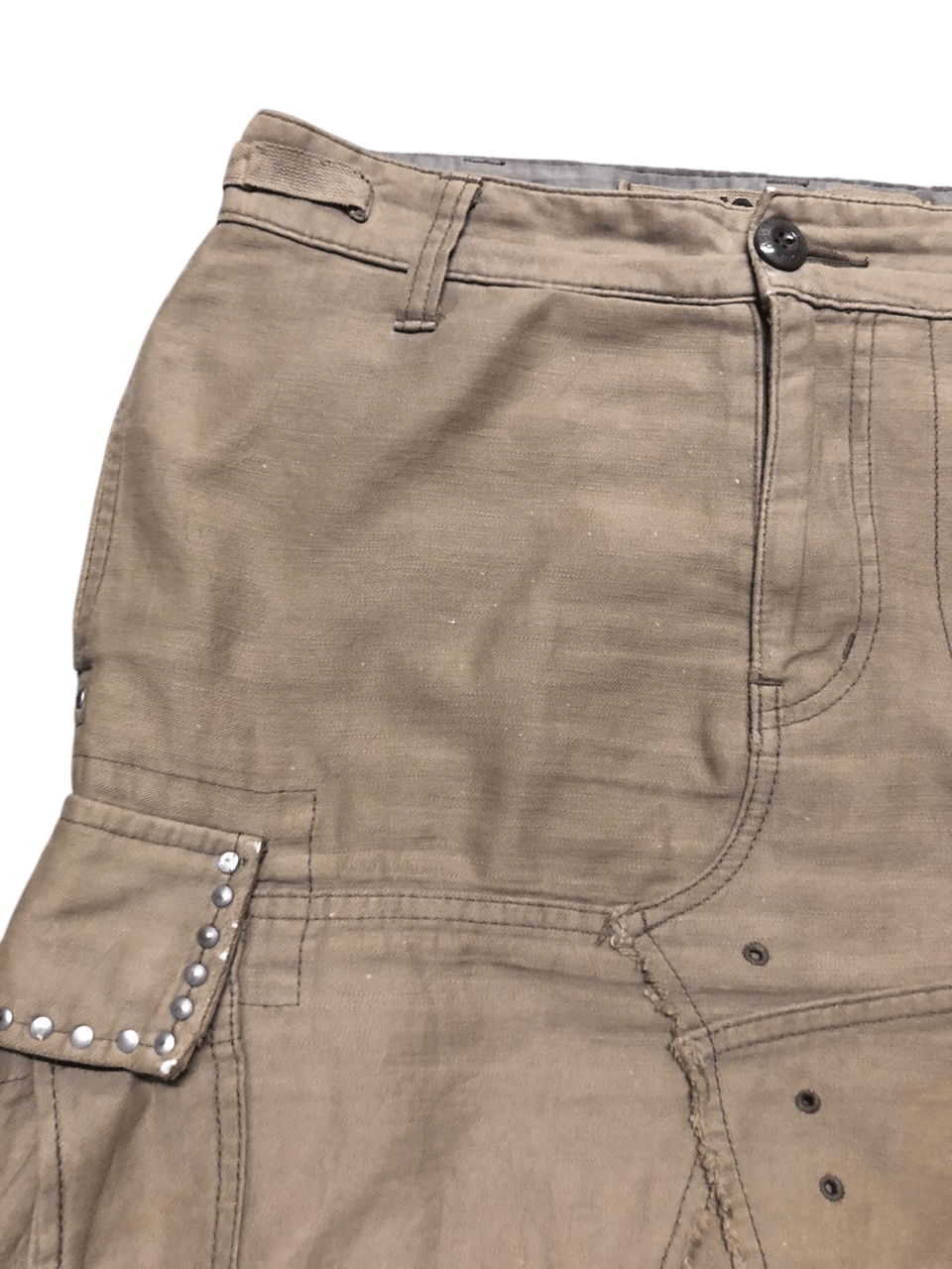 Hysteric Glamour × Japanese Brand Hysteric Glamour Bondages Cargo Mini Skirt Distressed Size 31" - 6 Thumbnail