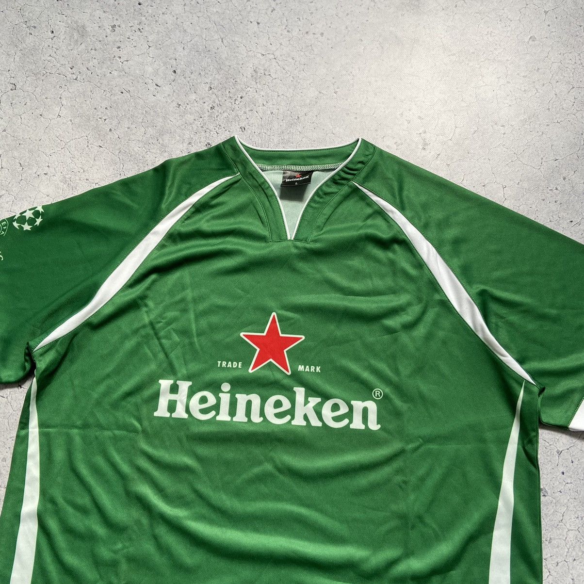 Heineken × Vintage Heineken Vintage UEFA Jersey Soccer TShirt Size US L / EU 52-54 / 3 - 3 Thumbnail