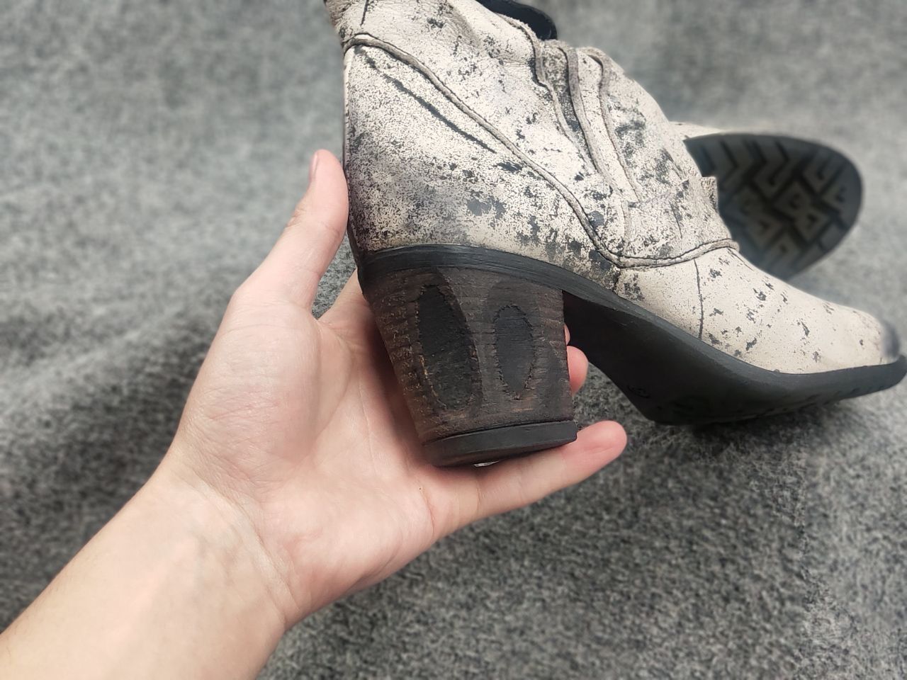 If Six Was Nine Vintage Papucei leather Ankle boots aged Ann MA+ guidi style Size US 10 / IT 40 - 15 Thumbnail