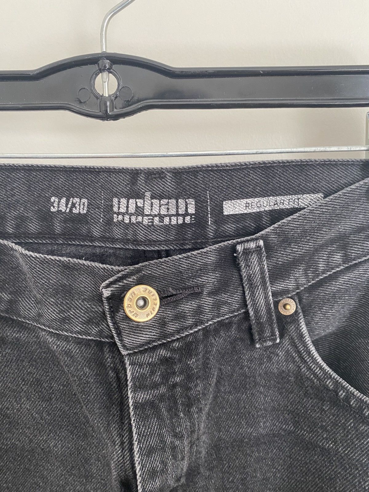Vintage VINTAGE WASHED BLACK DENIM URBAN PIPELINE Size US 34 / EU 50 - 3 Thumbnail