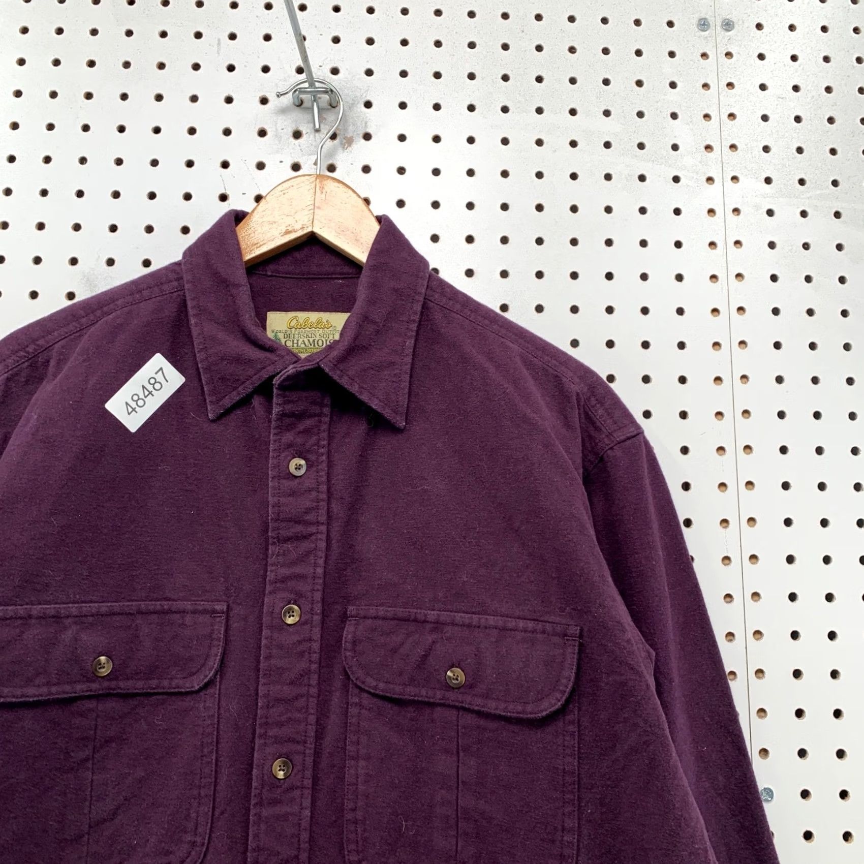 Vintage VINTAGE Cabelas Shirt Men Medium Purple 90s Heavyweight Cotton Button Up Size US M / EU 48-50 / 2 - 7 Thumbnail