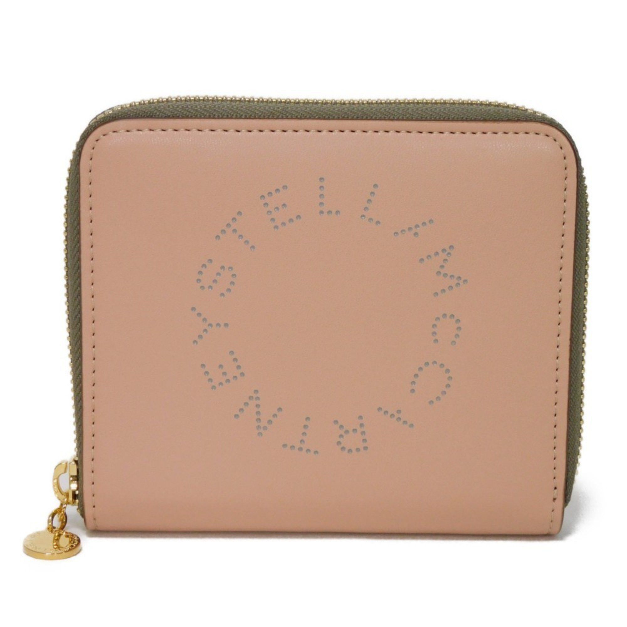 Stella McCartney Stella McCartney Bi-fold Wallet Perforated Zip Circle Punching 7P0009 W8856 6802 Women's Billfold Size ONE SIZE - 1 Thumbnail