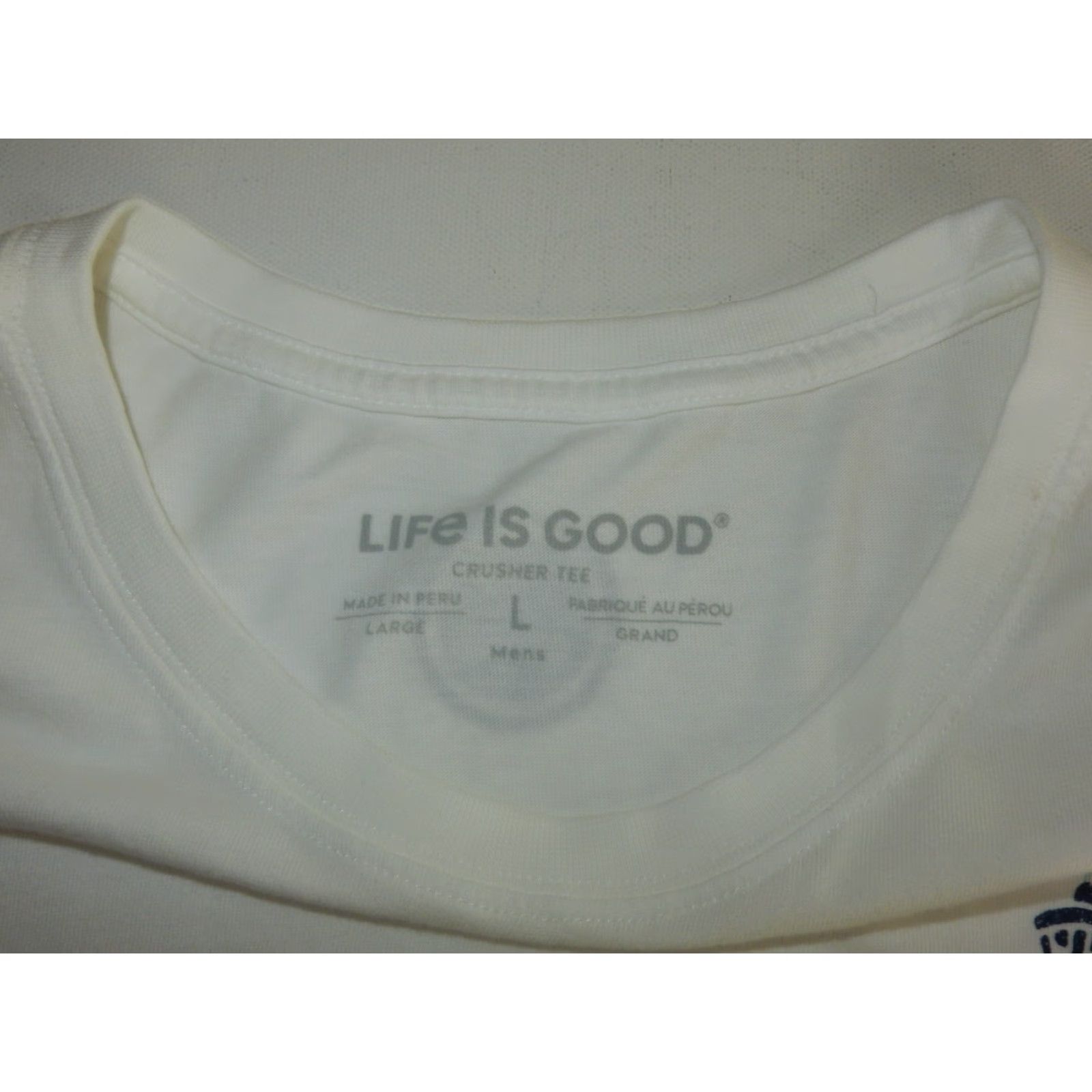 Life is Good VINTAGE Life is Good Shirt Mens L Yeah Buoy White Long Sleeve Graphic Print - 90s? Size US L / EU 52-54 / 3 - 3 Thumbnail