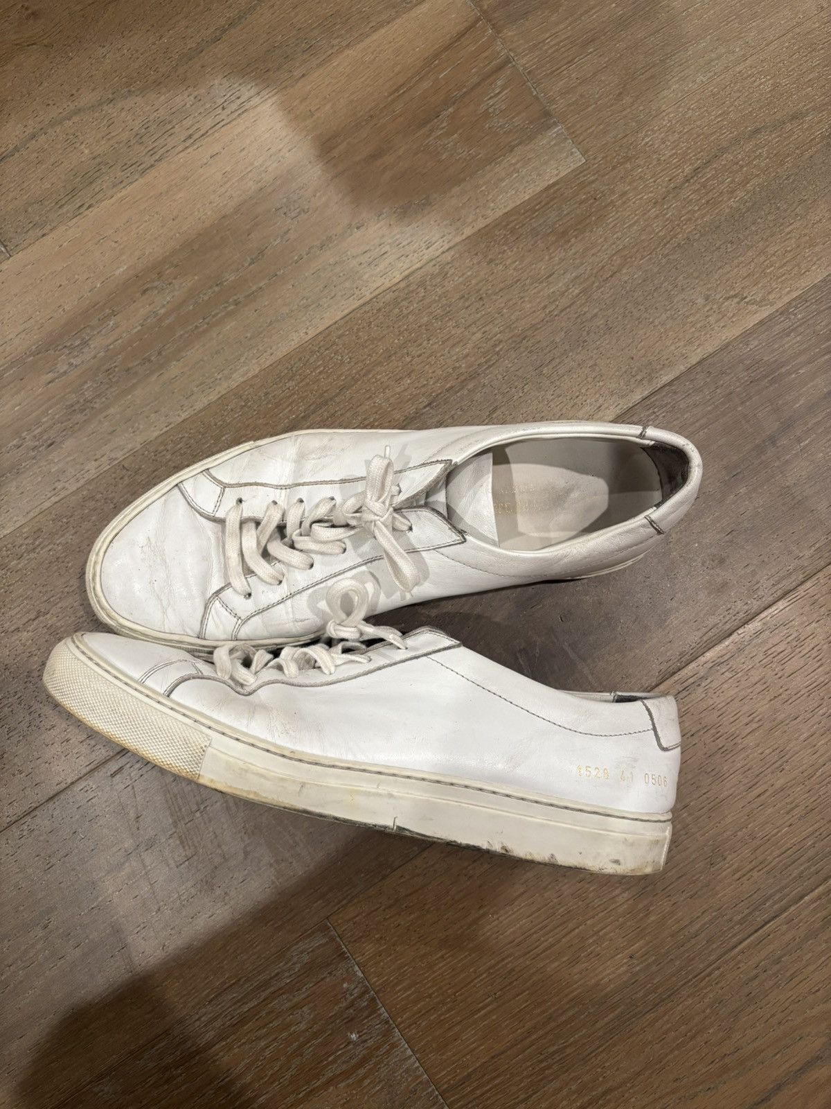 Common Projects Common Project Achilles Low White Sole - White Size 41 Size US 8 / EU 41 - 2 Thumbnail