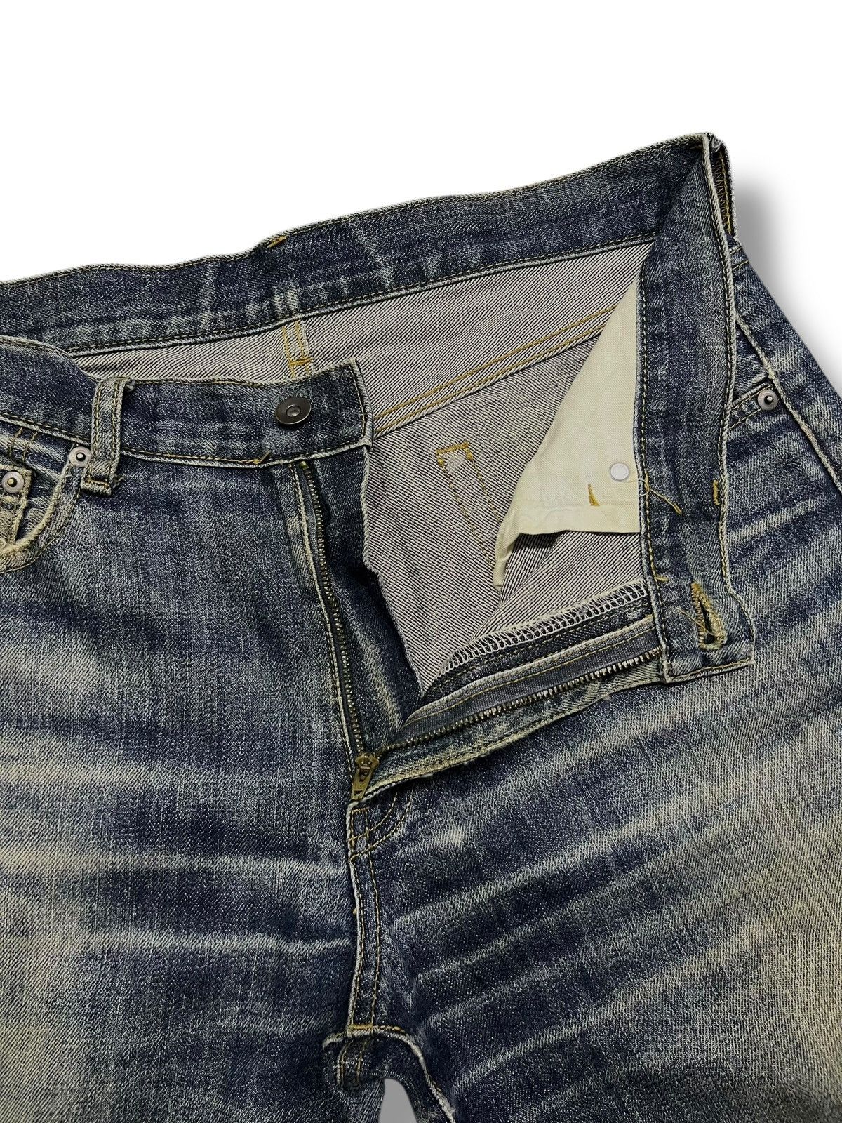 Uniqlo Vintage Uniqlo Japan | Faded Mud Wash | Relaxed Straight W33 Size US 33 - 7 Thumbnail