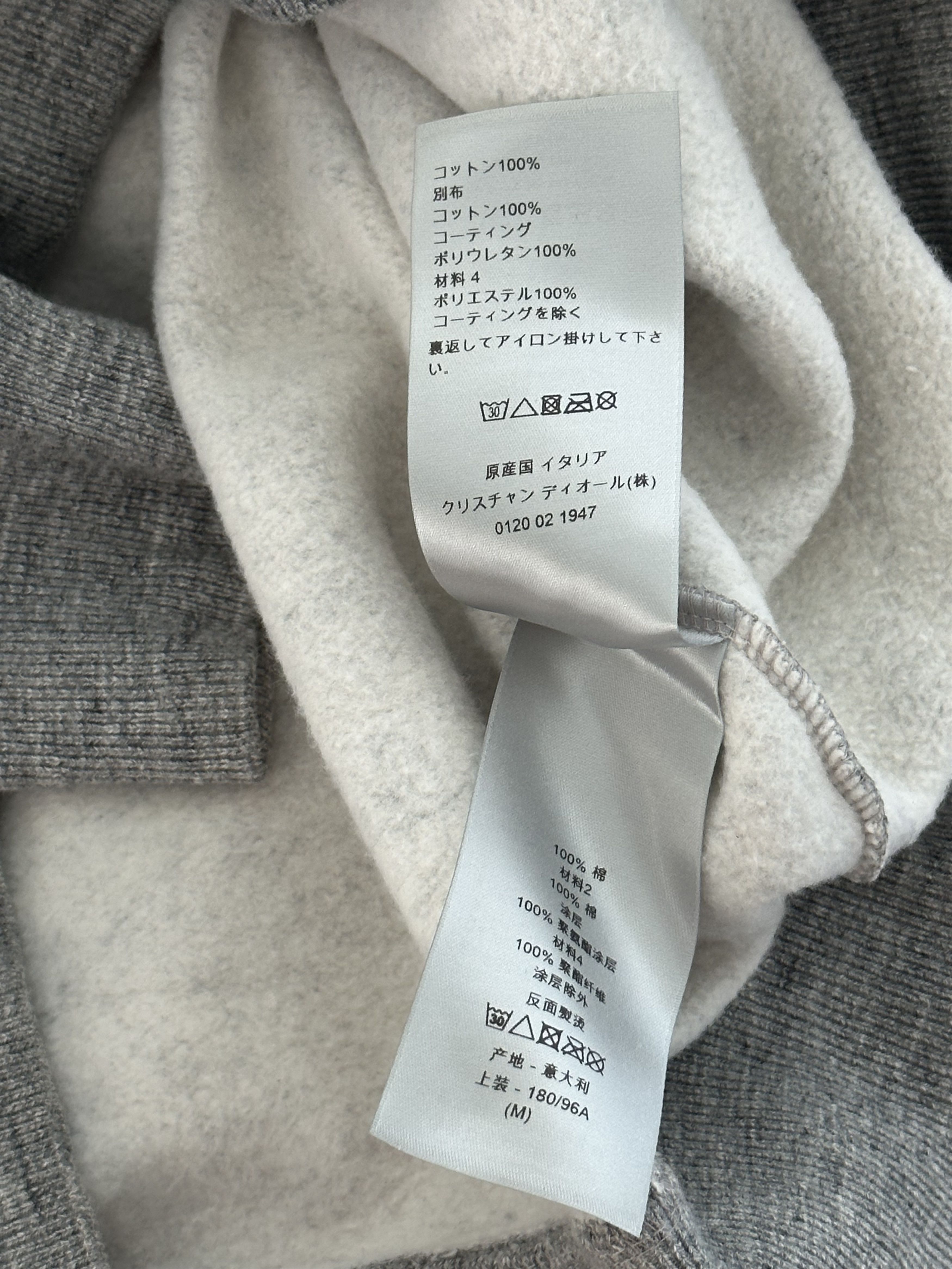 Dior Dior Sorayama Grey Dinosaur Logo Sweater Size US M / EU 48-50 / 2 - 5 Thumbnail