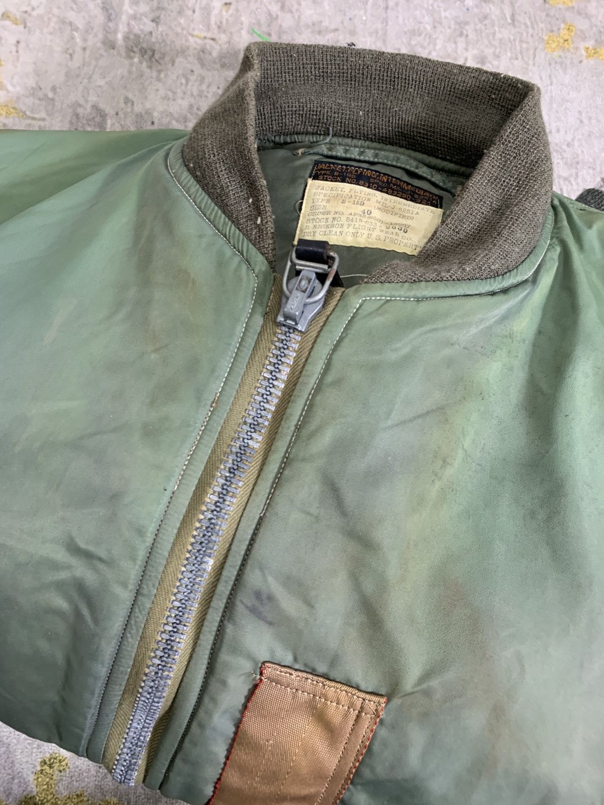 Buzz Rickson's Vintage B-15D Buzz Rickson’s Military Us airforce Jacket Size US M / EU 48-50 / 2 - 17 Thumbnail