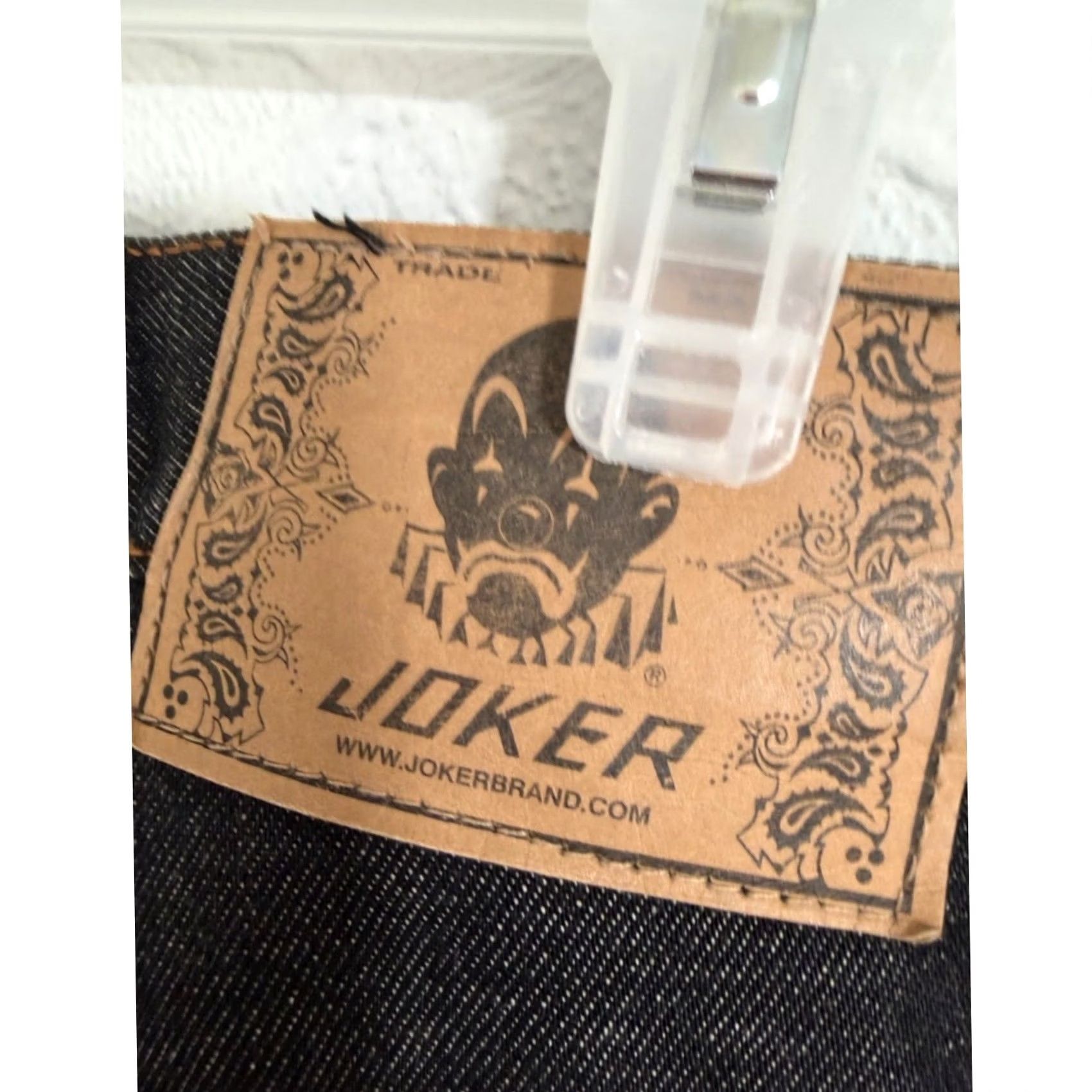 JNCO VINTAGE Joker Jeans Wide-Leg Baggy 90s Style Men 36x31 Black Inseam 31 Regular Size US 36 / EU 52 - 4 Thumbnail