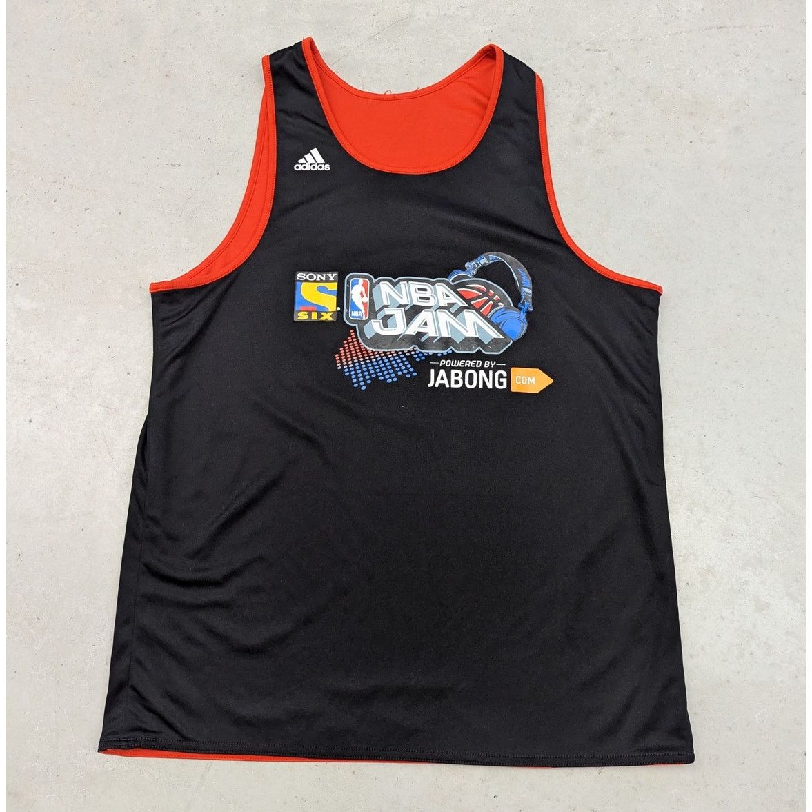 Adidas NBA Jam Sony Six Broadcaster reversible jersey