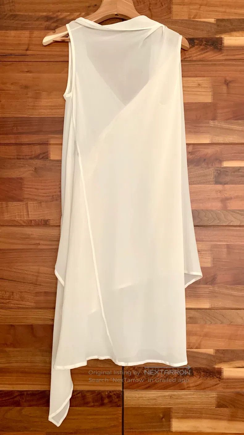 Ann Demeulemeester Ann Demeulemeester Asymmetrical Silk Long Vest Size XXS / US 00 / IT 34 - 4 Thumbnail