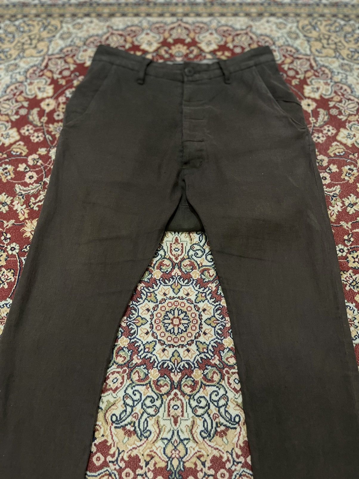 Issey Miyake Vintage Tsumori Chisato Sarrouel Hemp Cotton pants 30 inches Size US 30 / EU 46 - 9 Thumbnail