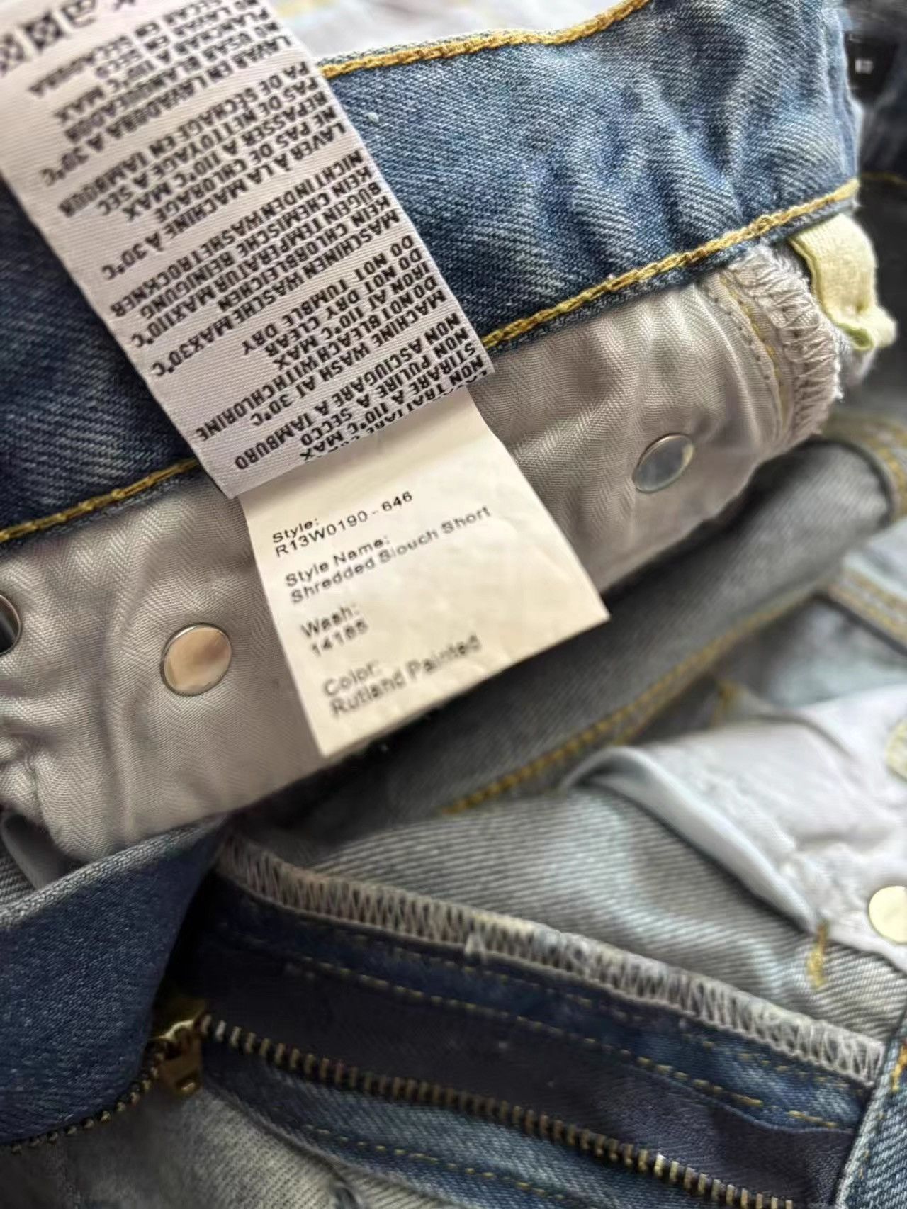 R13 R13 Genuine Denim Shorts K31 Size US 27 - 4 Thumbnail