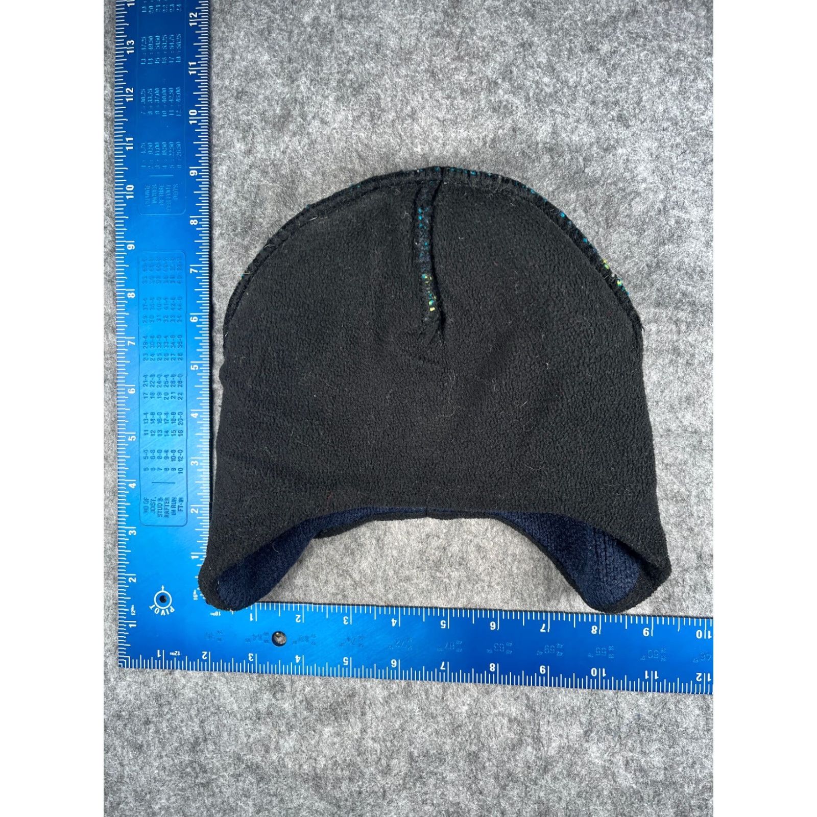 Vintage Bioworld Beanie Adult One Size Blue Knit Polyester Fair Isle Ear Flaps Ski Hat/Cap Mens Size ONE SIZE - 4 Thumbnail