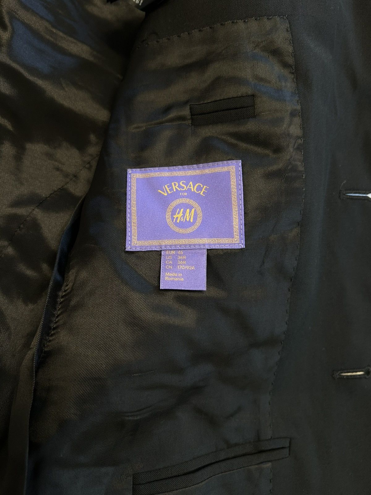 Versace 2011 Versace x H&M Blazer Size 46L - 9 Thumbnail