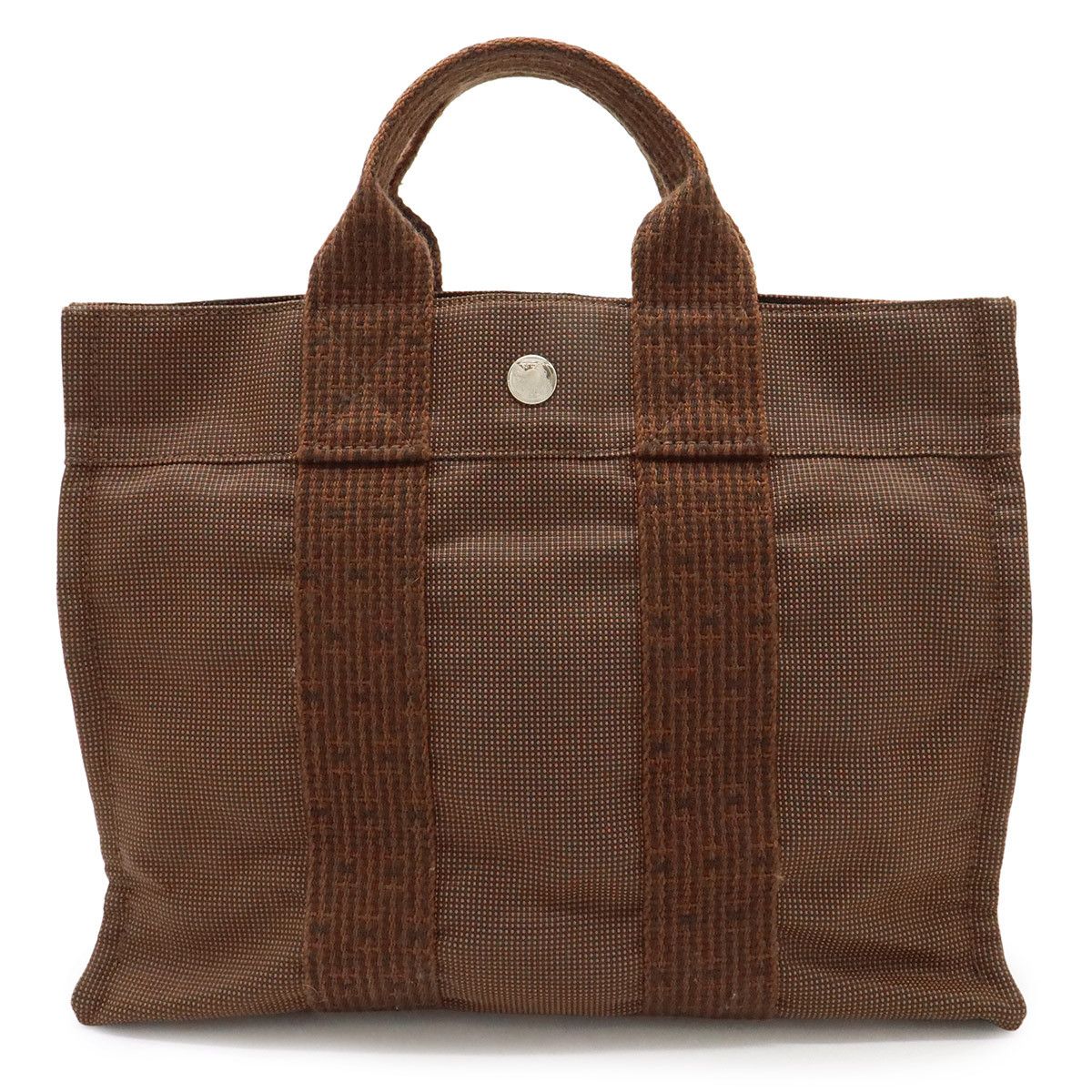 Hermes Hermes Hermès Her Line PM Canvas Tote Bag Textile Tote Bag DUTY FREE for USA Size ONE SIZE - 1 Thumbnail