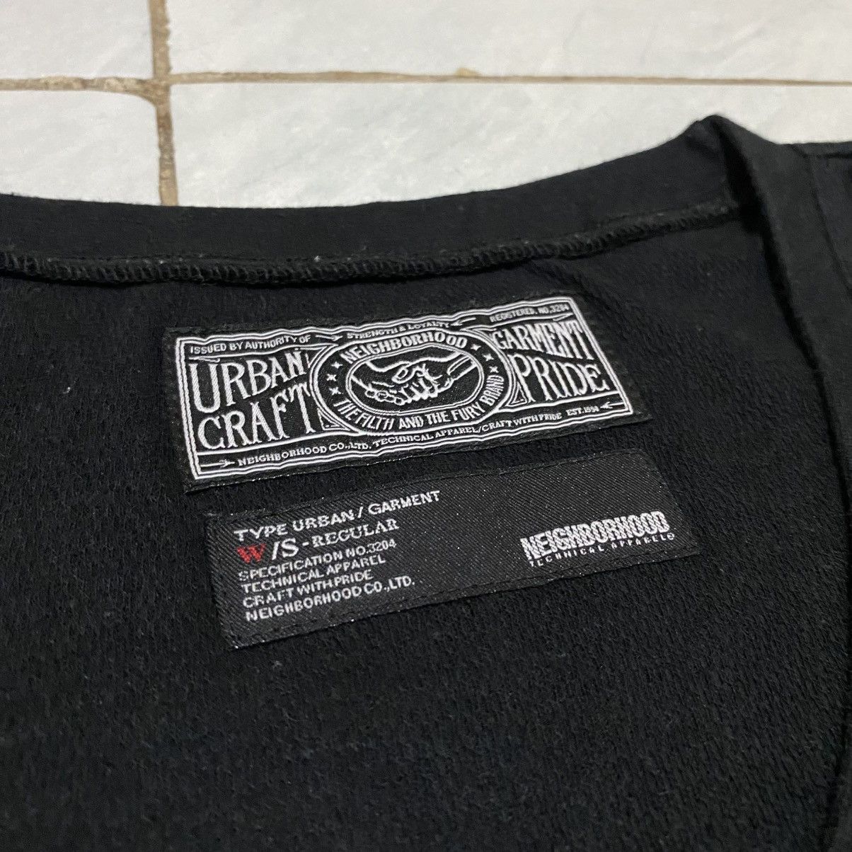 Japanese Brand × Vintage Neighborhood Technical Apparel U-Neck Knit Longsleeve Size S / US 4 / IT 40 - 4 Thumbnail
