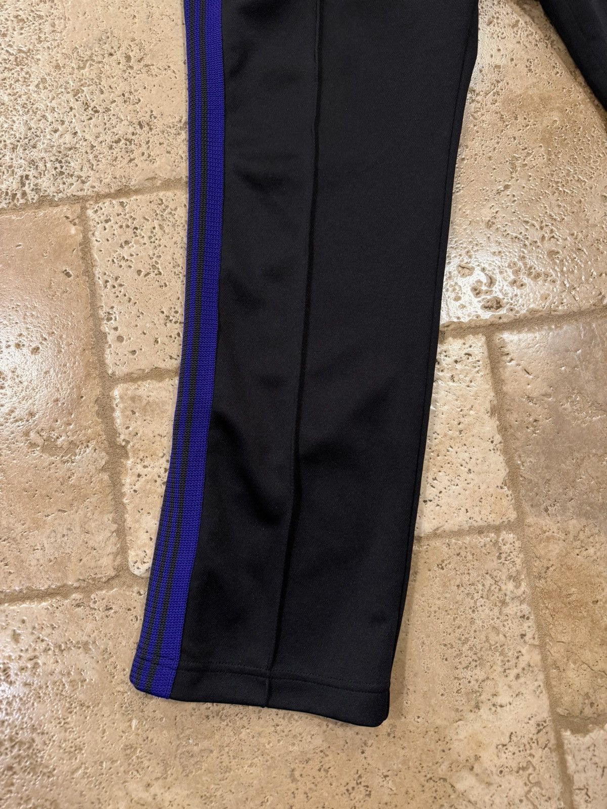 Needles Needles Yellow Black / Purple Poly Smooth Narrow Track Pants Size US 32 / EU 48 - 3 Thumbnail