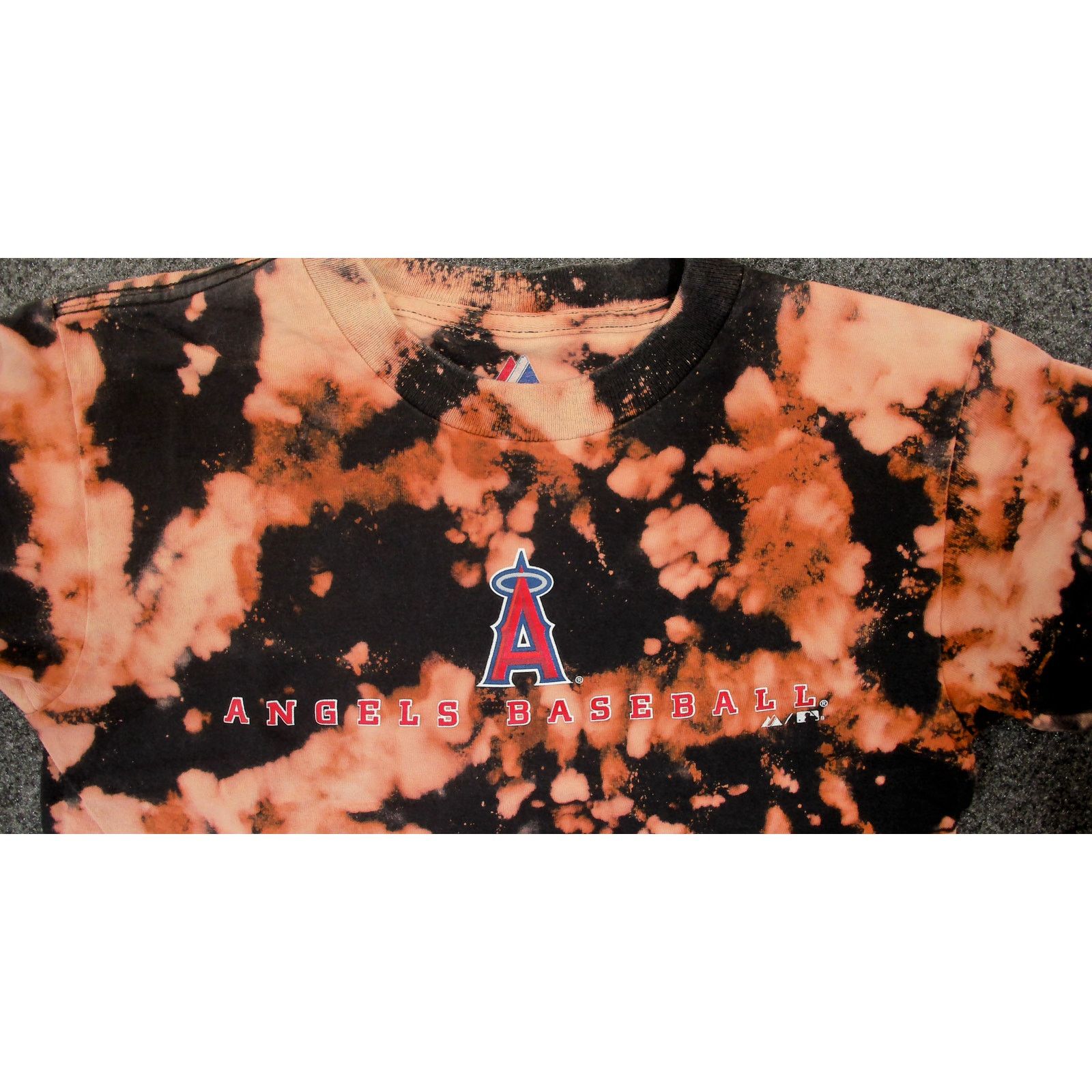 Majestic Majestic Athletic 2009 Angels Custom Bleach Baby Tee Women S Size S / US 4 / IT 40 - 8 Thumbnail