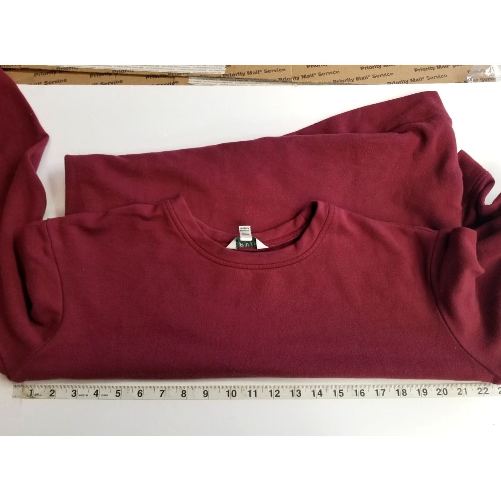 Orvis Orvis Sweater Womens Medium Long Sleeve Crewneck Burgundy Red Knit Pullover Coat Size M / US 6-8 / IT 42-44 - 3 Thumbnail