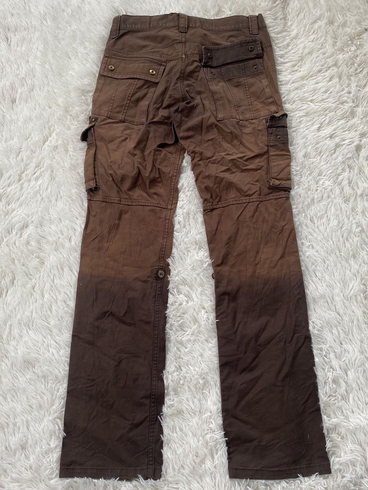 Other 🔥RARE 🔥Klein Plus Homme dual tone Distressed Cargo pant Size US 31 - 1 Thumbnail