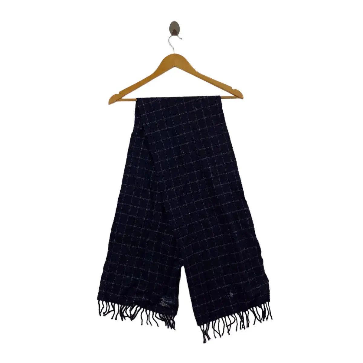 Polo Ralph Lauren POLO RALPH LAUREN Plaids Checks Lambswool Muffler Scarf Size ONE SIZE - 1 Thumbnail
