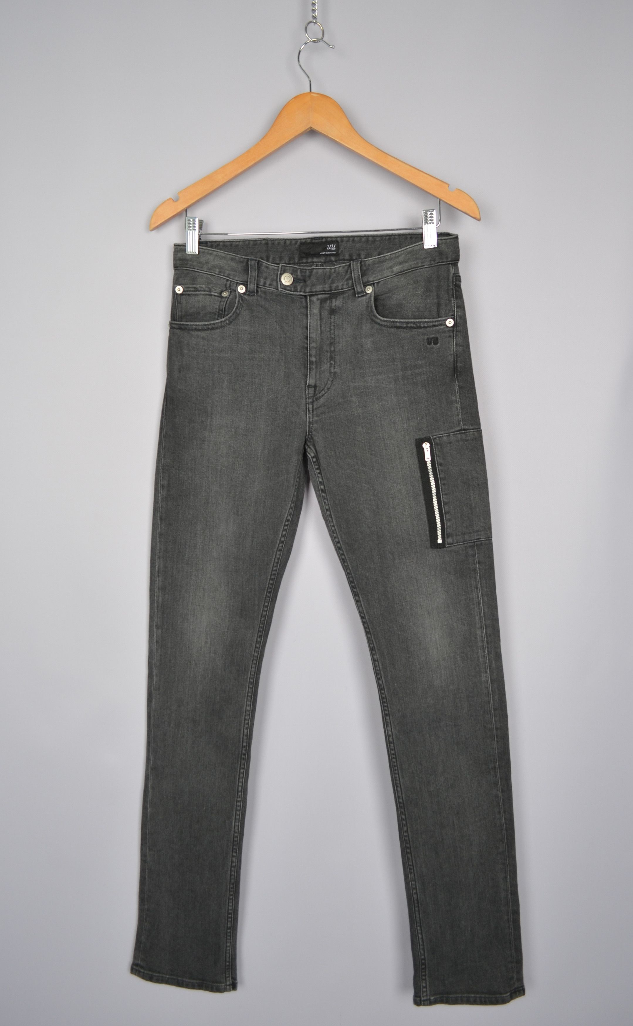 Designer × Undercover × Uniqlo Uniqlo Undercover Grey Denim Slim Jeans Size W29 L34 Size US 29 - 1 Thumbnail