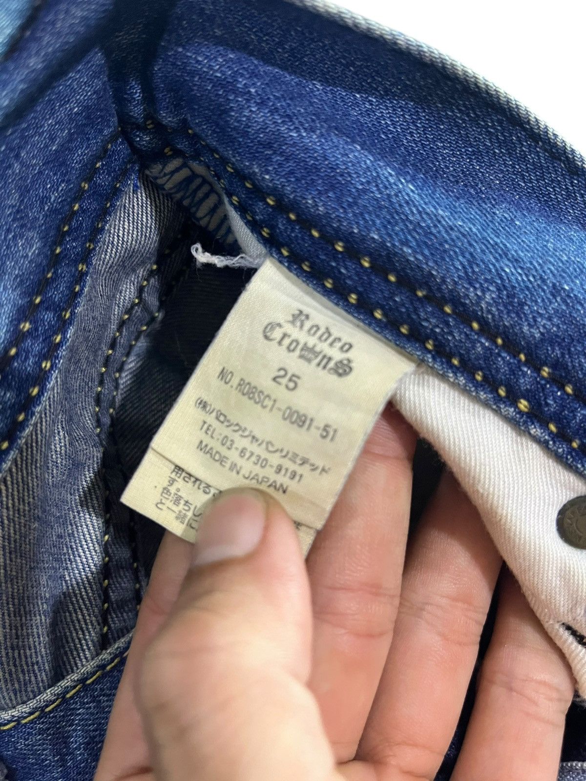 If Six Was Nine × Japanese Brand 🇯🇵 FLARE Y2K RODEO CROWNS DISTRESSED DENIM Size 31" - 11 Thumbnail