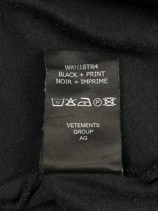 Vetements AW17 Vetements Titanic K-hole Split Logo Tshirt Hoodie | Grailed