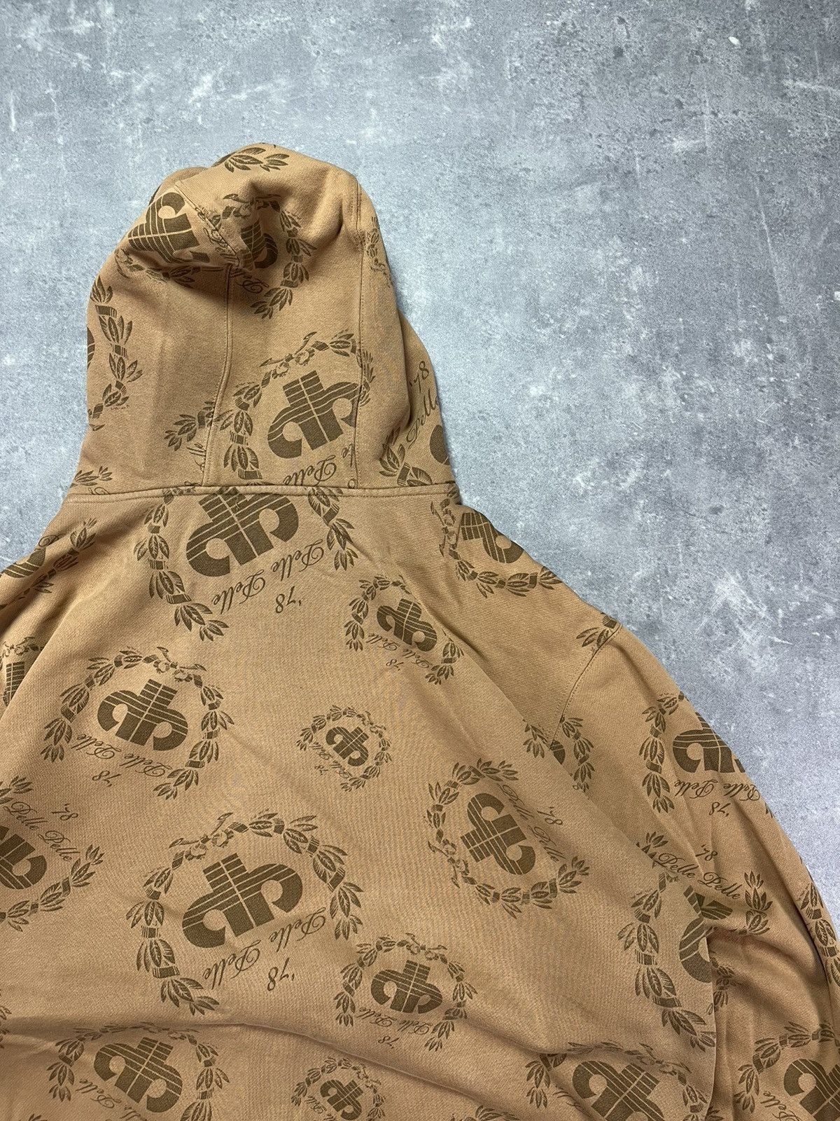 Pelle Pelle 00s Pelle Pelle Embroidered Multilogo Baggy Heavy Zip Hoodie Size US XXL / EU 58 / 5 - 14 Thumbnail