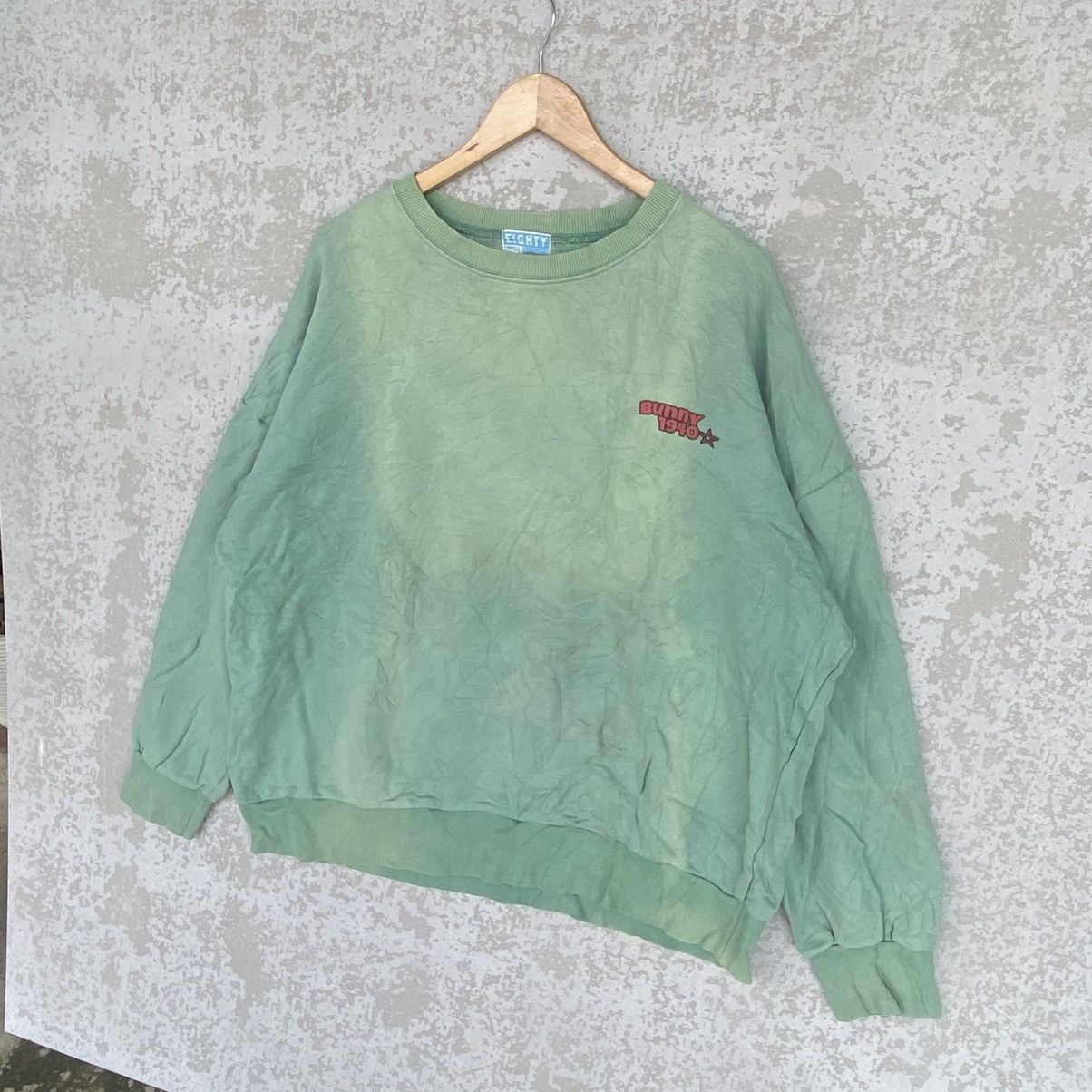 Other Vintage Eight Bunny Big Printed Crewneck Sweatshirt Gree Size XL / US 12-14 / IT 48-50 - 2 Thumbnail