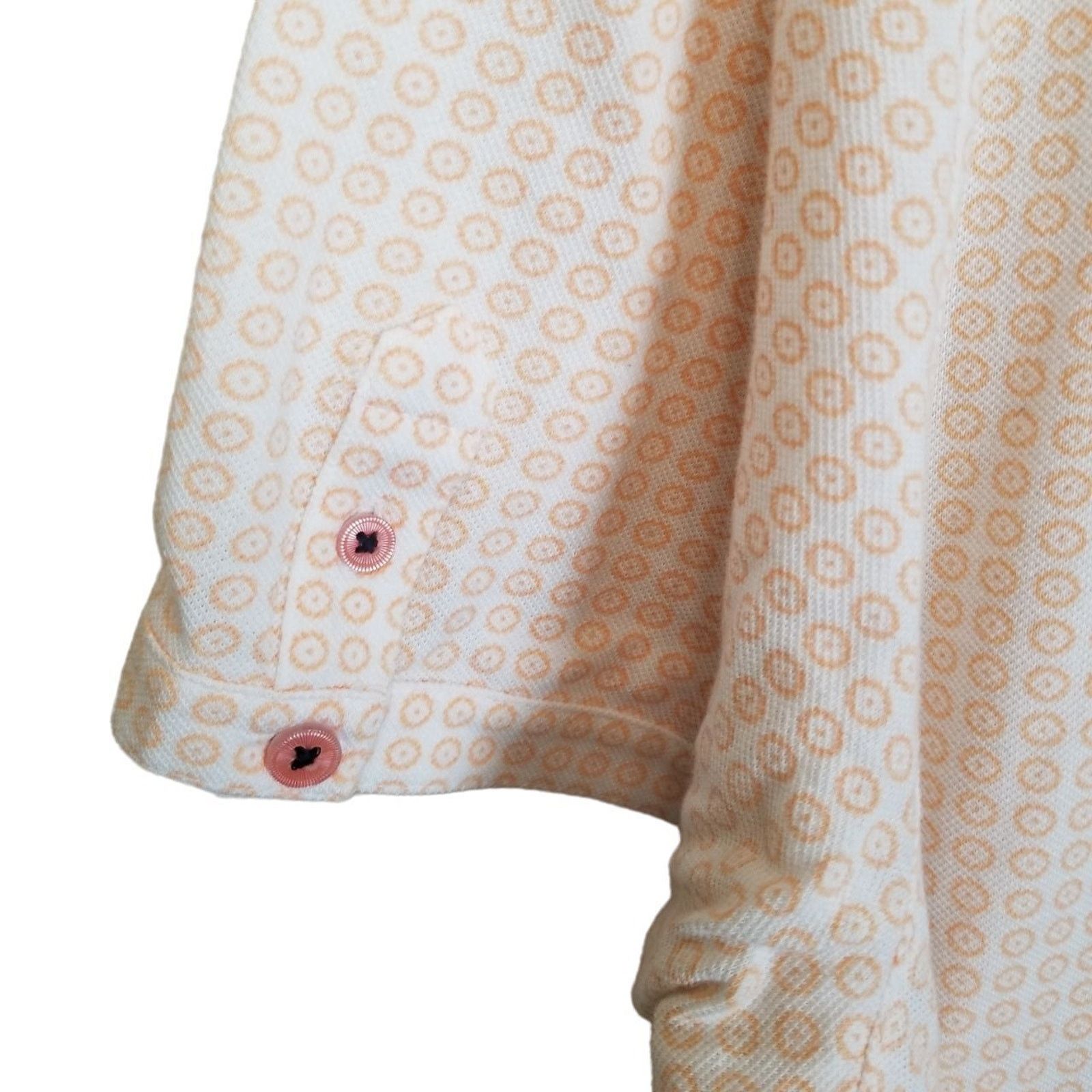 Ted Baker Ted Baker Mens Geometric Polo Shirt Size 4 Large Preppy Size US L / EU 52-54 / 3 - 6 Thumbnail