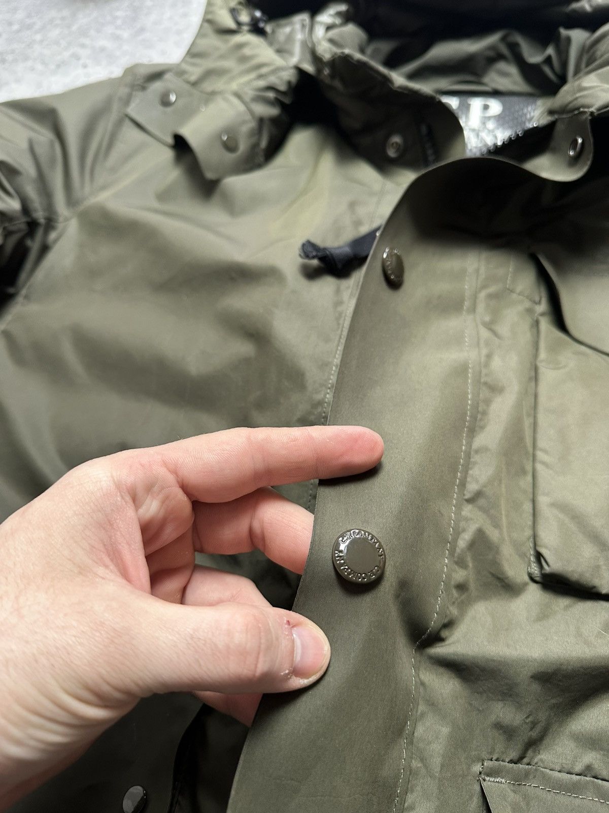 C.P. Company C.P. Company Micro-M Google Down Puffer Waterproof Jacket Size US L / EU 52-54 / 3 - 6 Thumbnail