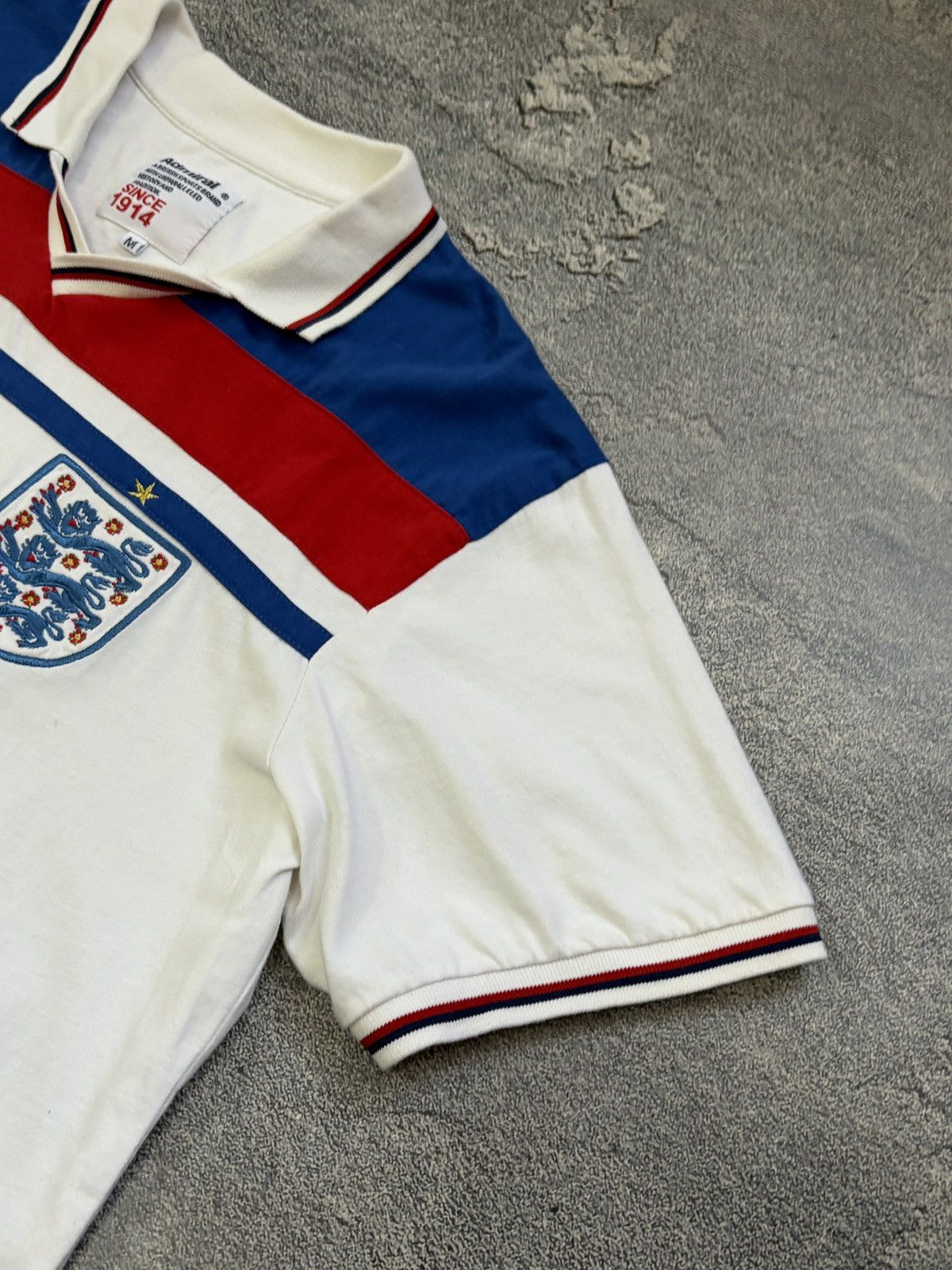 Vintage Admiral England 1982 World Cup Retro Reissue Jersey Medium Size US M / EU 48-50 / 2 - 6 Thumbnail