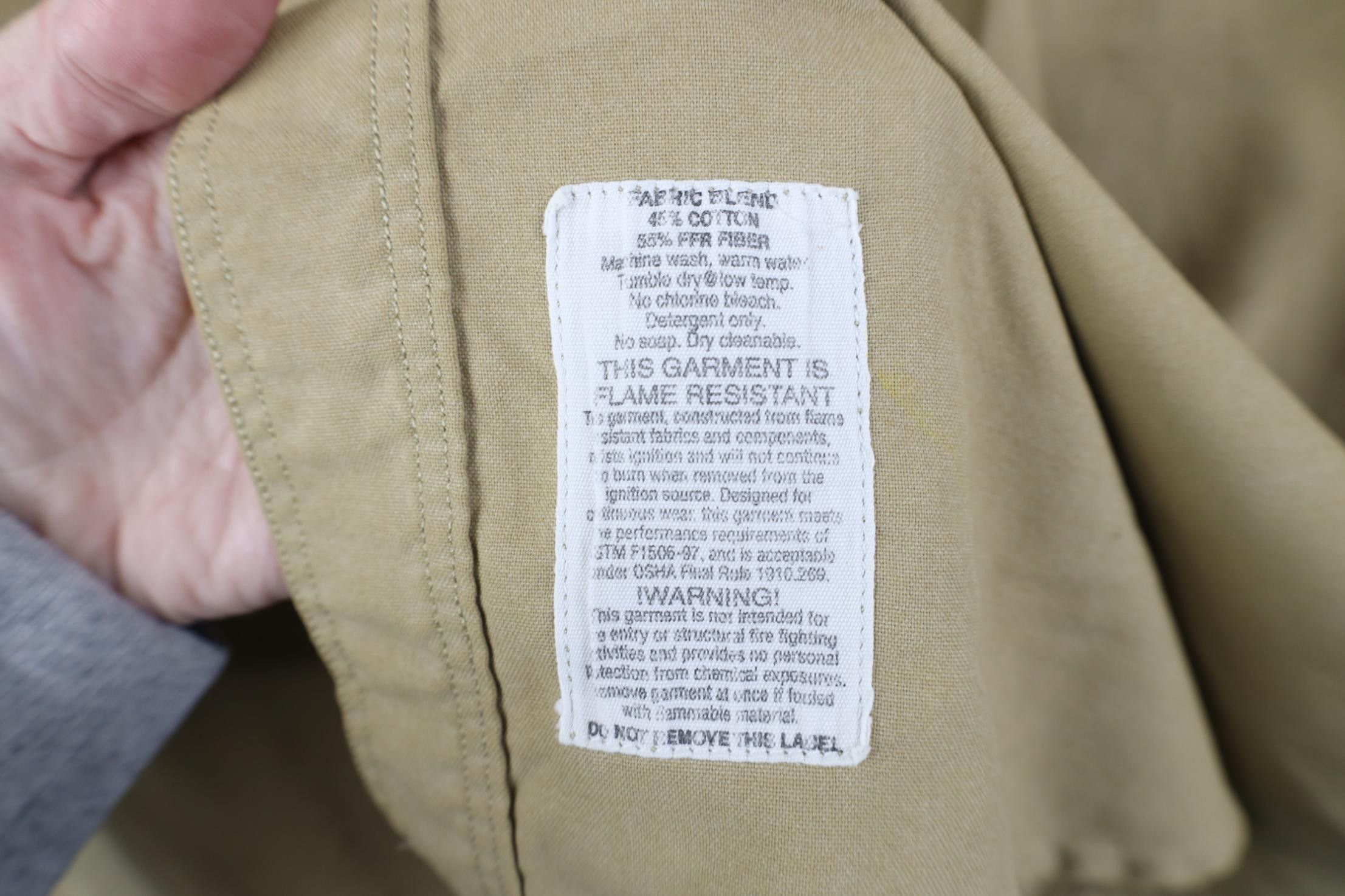 Vintage Vintage 90s Tyndale FR Fire Flame Resistant Button Shirt Size US XXL / EU 58 / 5 - 7 Thumbnail