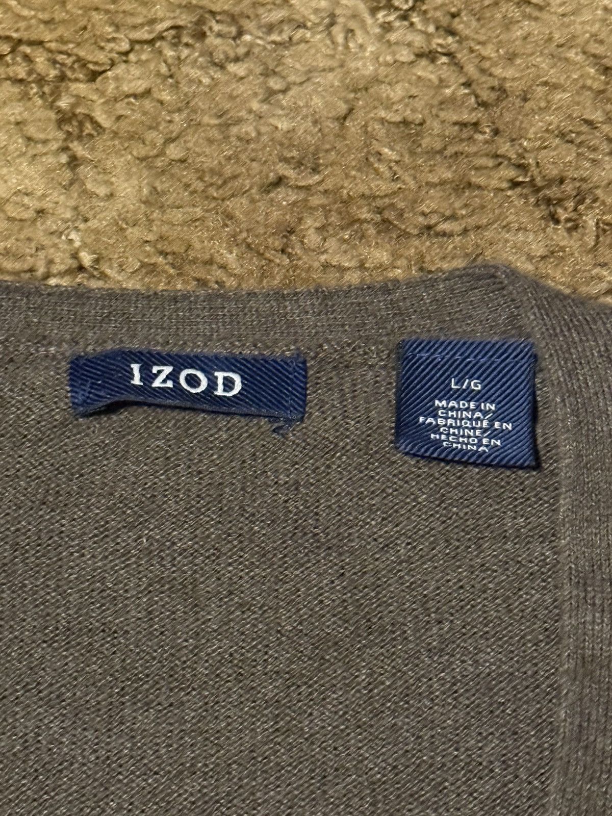 Izod Vintage Izod Cardigan Grey Size Large Size US L / EU 52-54 / 3 - 7 Thumbnail