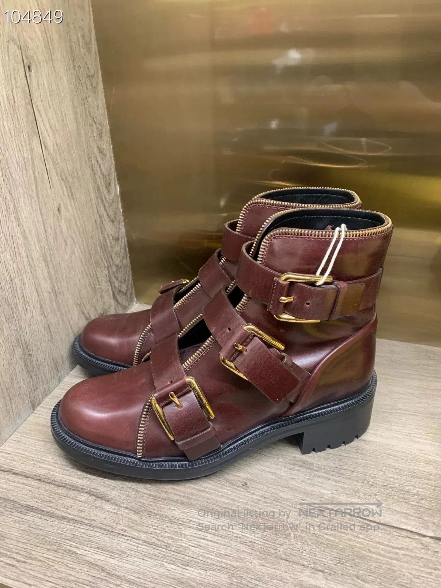 Balmain Balmain x067288 New Biker Boots. Size US 6.5 / IT 36.5 - 3 Thumbnail