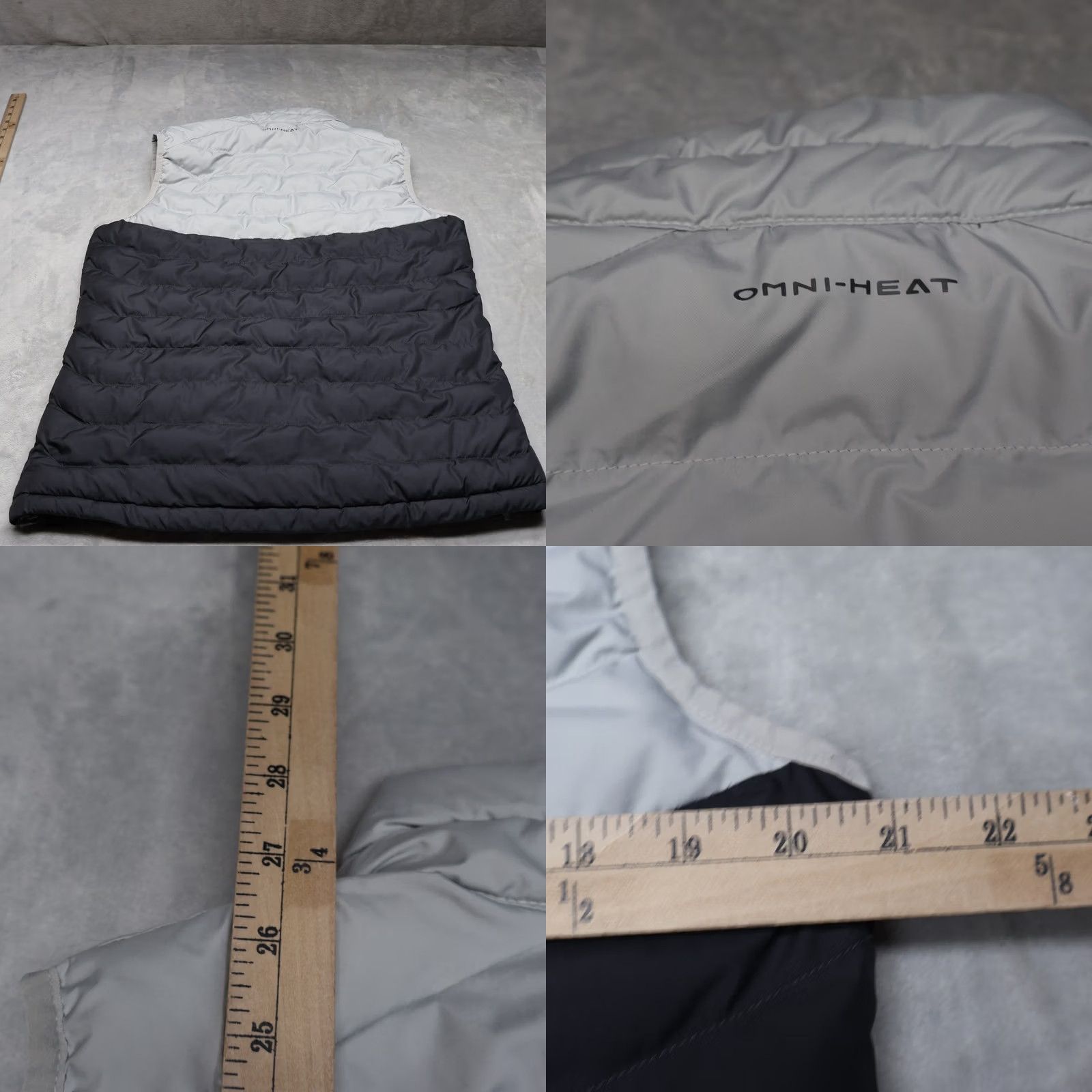 Vintage Columbia Vest Men Medium Black Out II Omni Heat Light Pack Winter Quilted Puffer Size US M / EU 48-50 / 2 - 8 Thumbnail