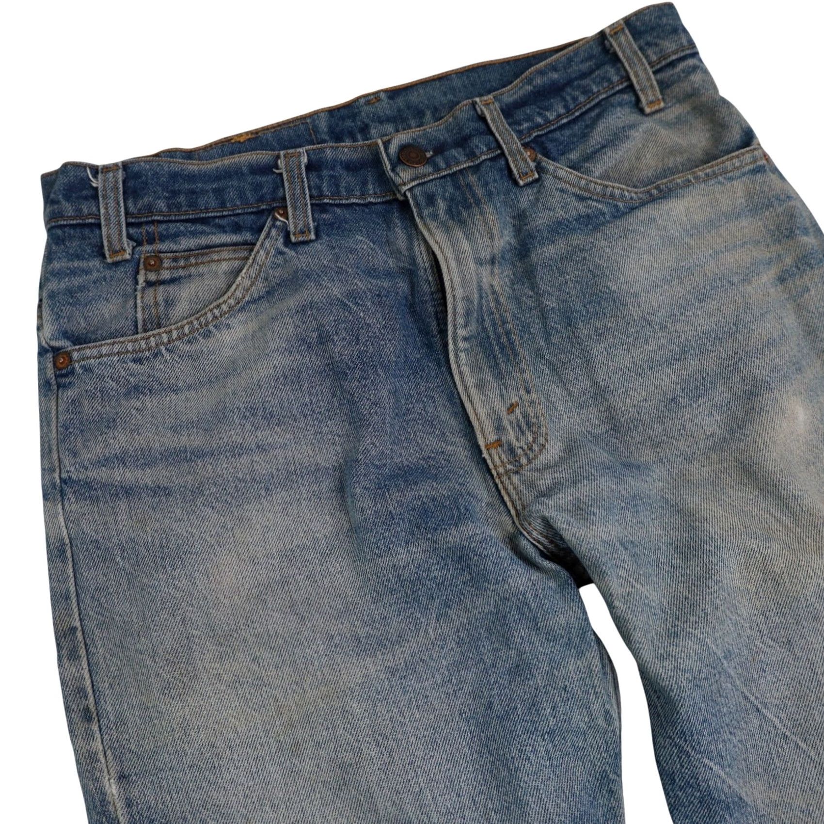 Levi's VINTAGE Levi's 505 USA Made Denim Jeans Men's 34x30 Blue Straight 8/10 Leather? Size US 34 / EU 50 - 5 Thumbnail