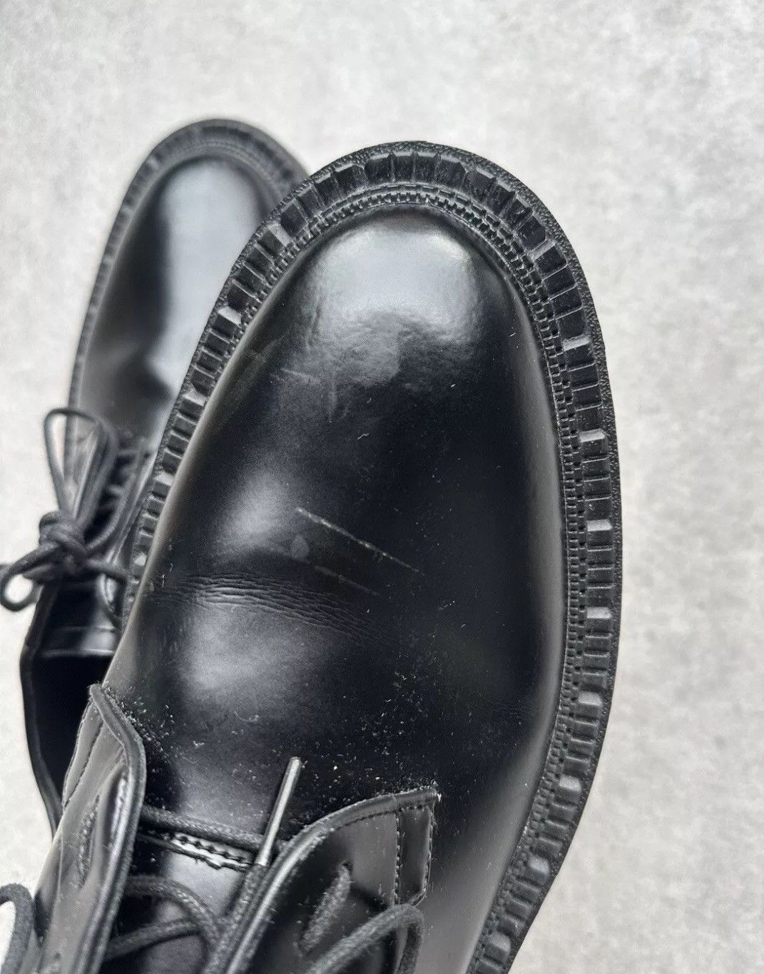Eytys EYTYS Men's Alexis Derby Shoes Black Leather Chunky Y2K Size US 10 / EU 43 - 5 Thumbnail