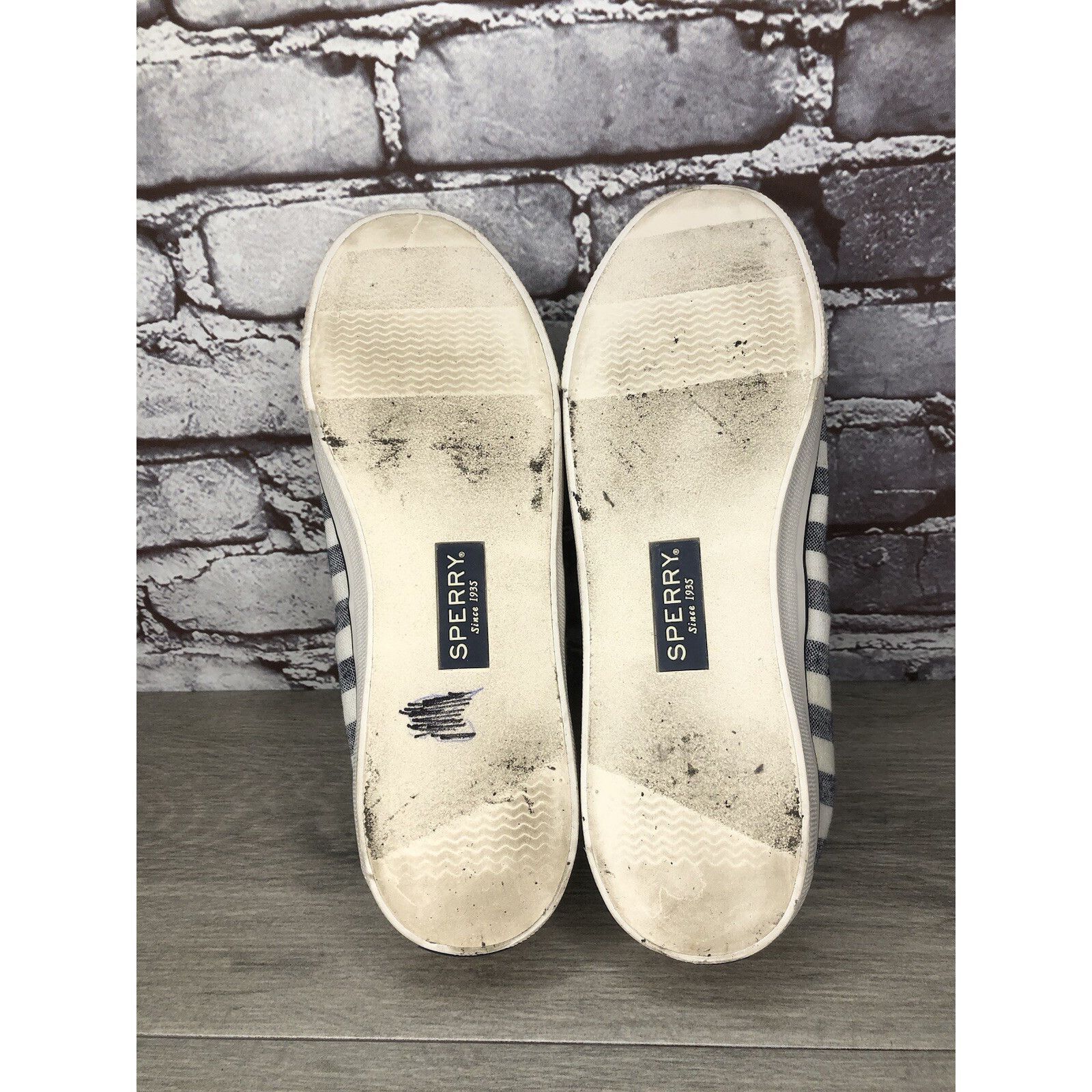 Sperry SPERRY Top-Sider STS95227 Seacoast Blue STRIPE Canvas Boat S Size US 10 / IT 40 - 21 Thumbnail
