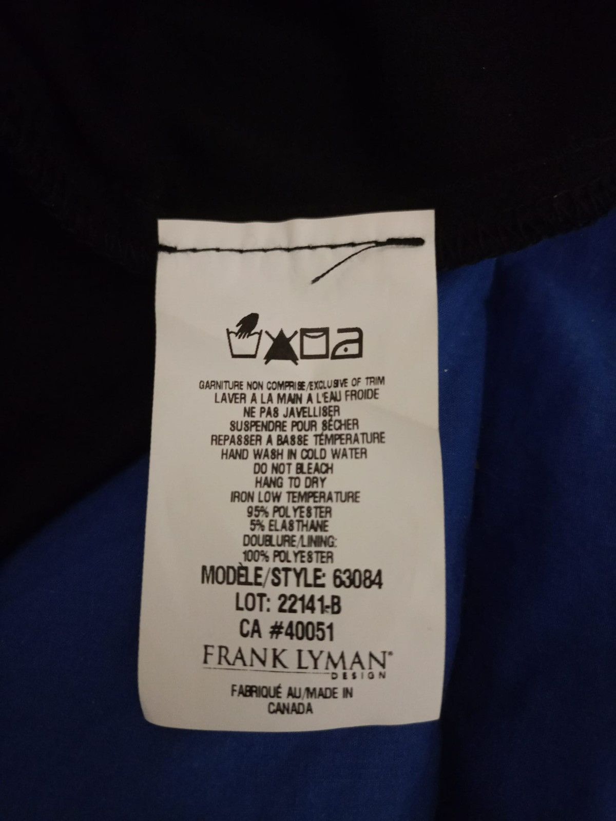Other Frank Lyman Dress, Black , Size IT46, New with tags Size L / US 10 / IT 46 - 6 Thumbnail