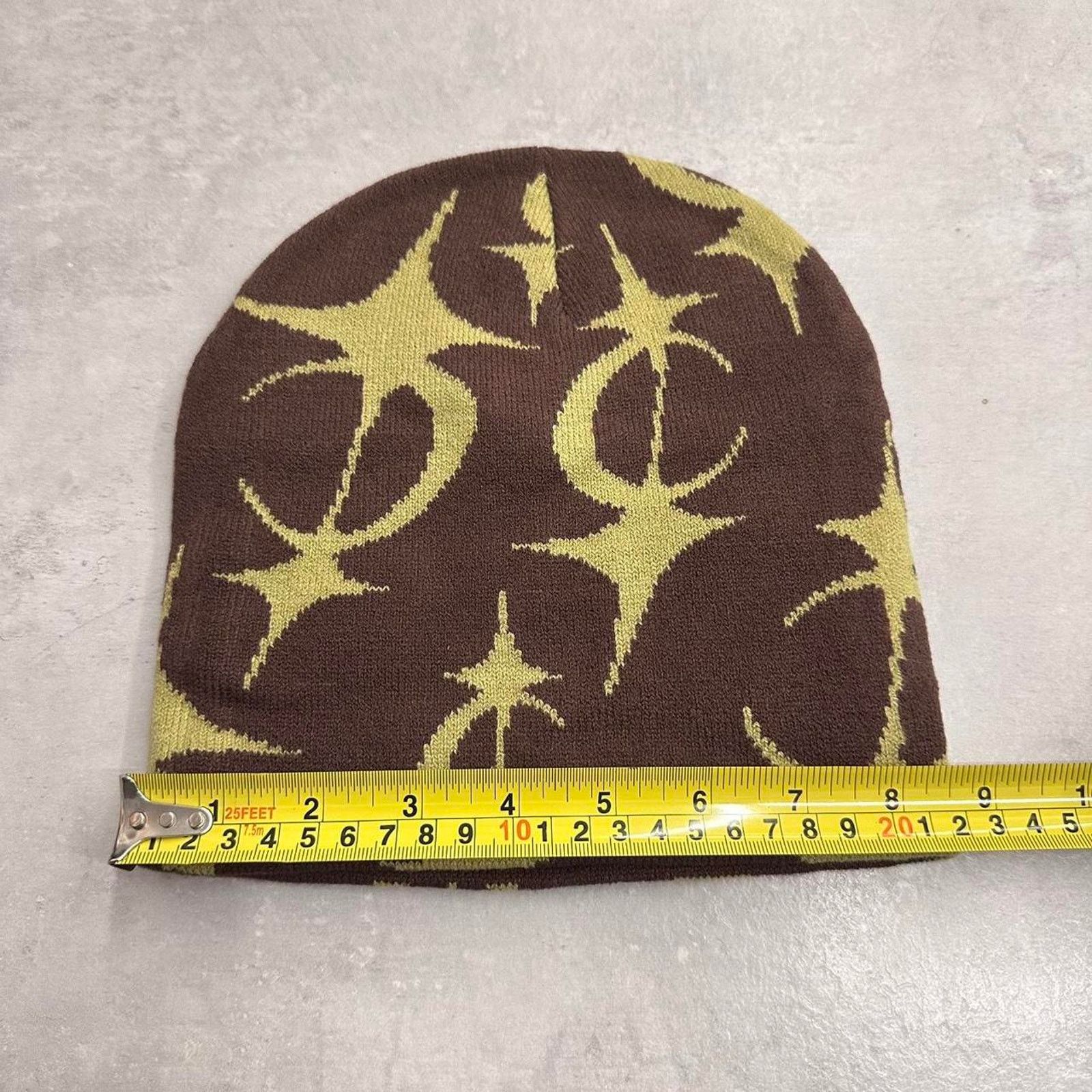 Other Brown beanie with unique green WMNS Size ONE SIZE - 2 Thumbnail