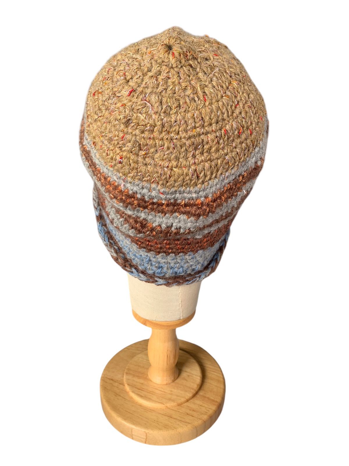 Japanese Brand × Kapital × Vintage Hippies Style Crochet knitted Beanie Hats Size ONE SIZE - 6 Thumbnail