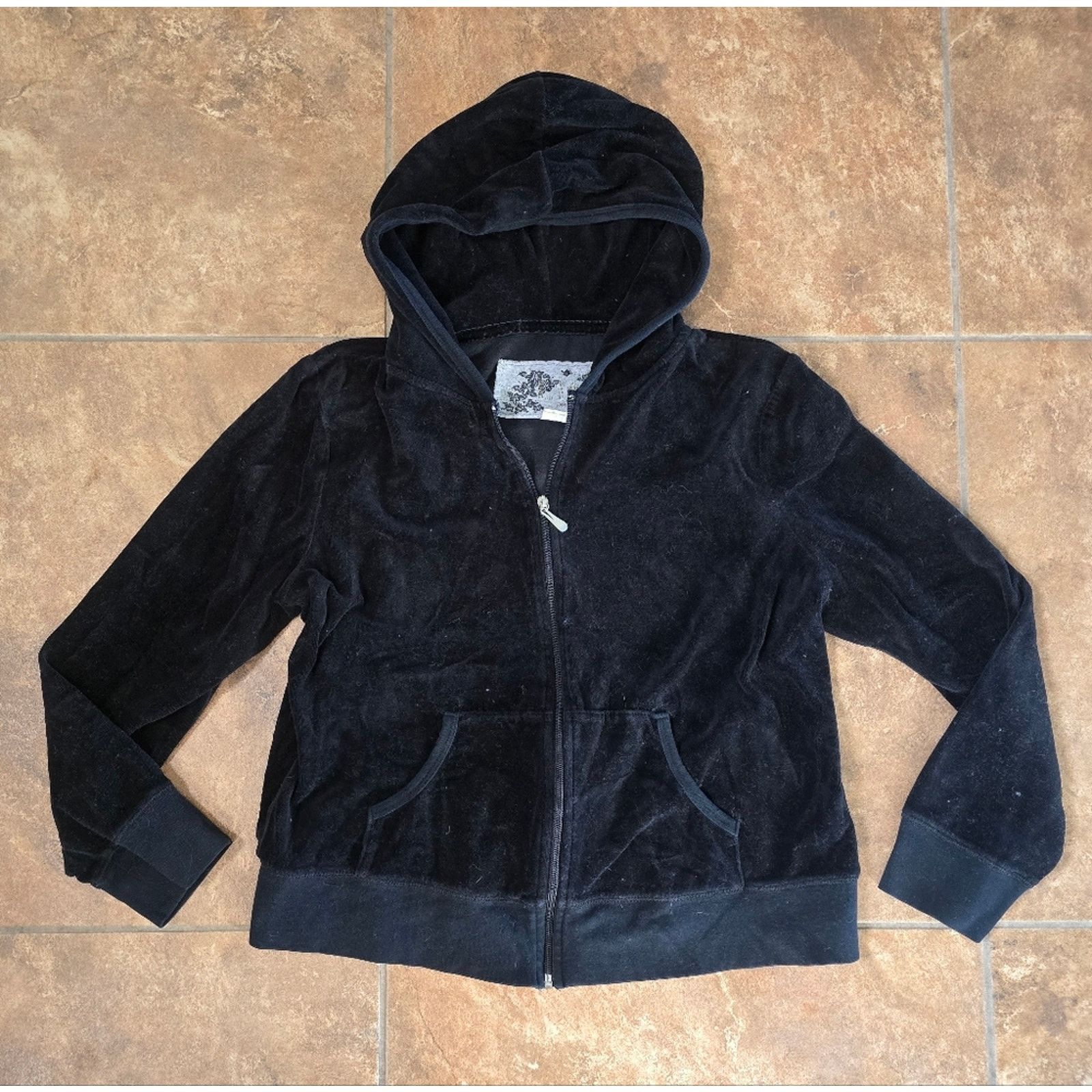 Other Black Velvet Lush | LIFO | Zip Up Size M / US 6-8 / IT 42-44 - 1 Thumbnail