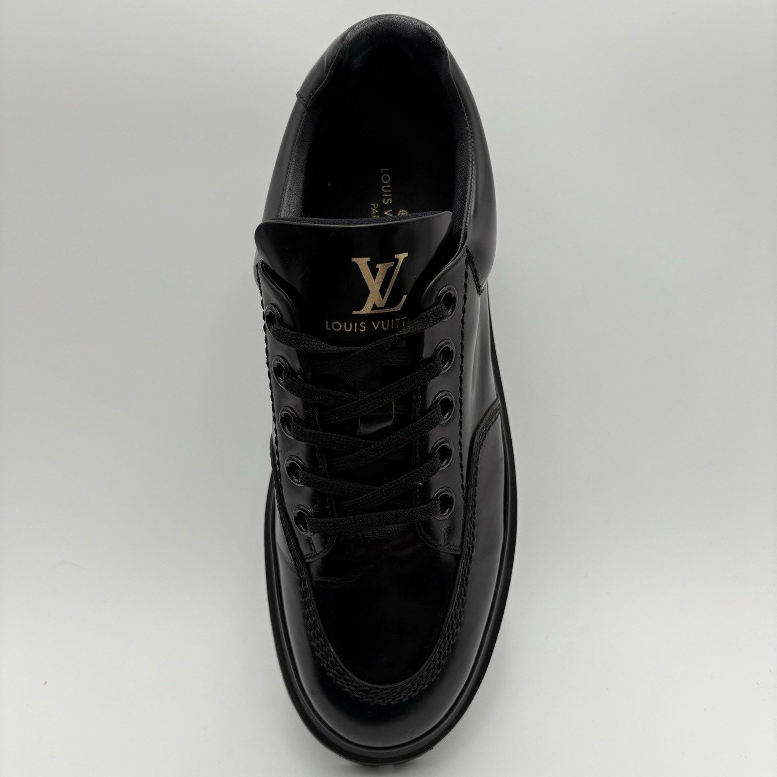 Louis Vuitton Louis Vuitton Leather Derby Sneaker ' Black ' | SUPER CLEAN! Size US 8 / EU 41 - 11 Thumbnail