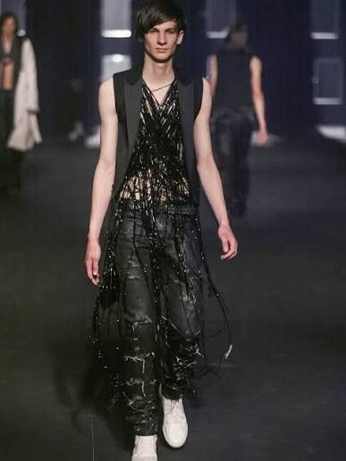 Dior dior ss04 "strip" destroyed denim Size US 28 / EU 44 - 3 Thumbnail