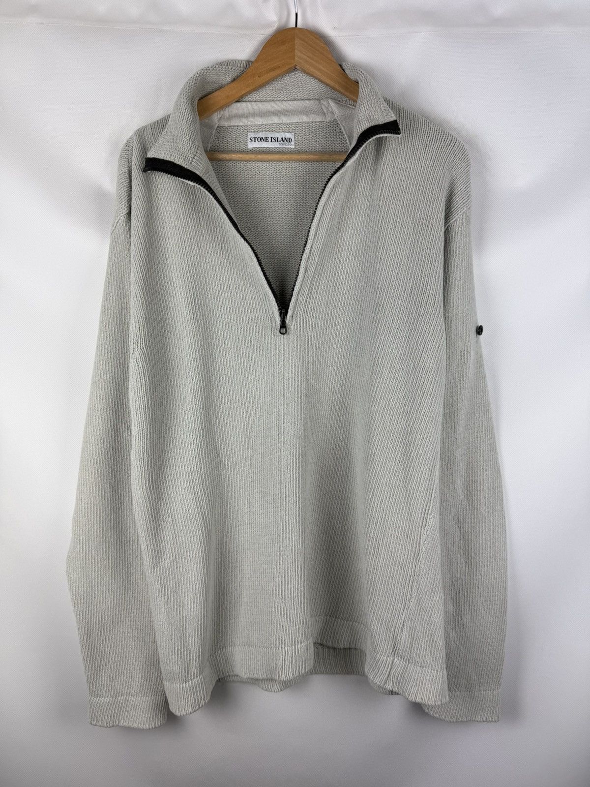 Stone Island Stone Island Vintage Men’s Knitted 1/3 Zip Sweater Pullover Size US XL / EU 56 / 4 - 10 Thumbnail