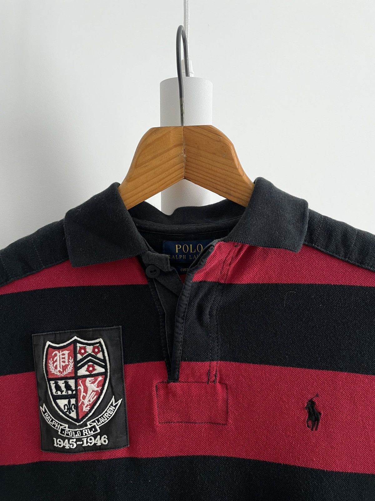 Polo Ralph Lauren Vintage Polo Ralph Lauren 00’s Stripped Rugby Shirt #5 RARE Size US S / EU 44-46 / 1 - 3 Thumbnail