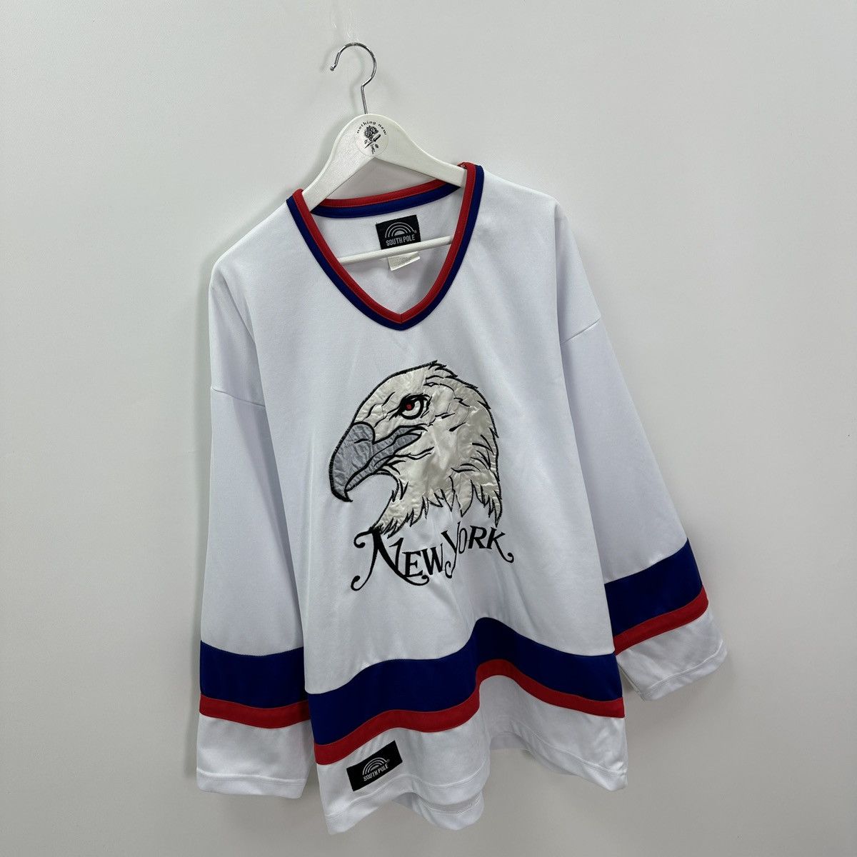 Southpole Vintage 90s Southpole New York Eagle Embroidered jersey y2k Size US XL / EU 56 / 4 - 3 Thumbnail